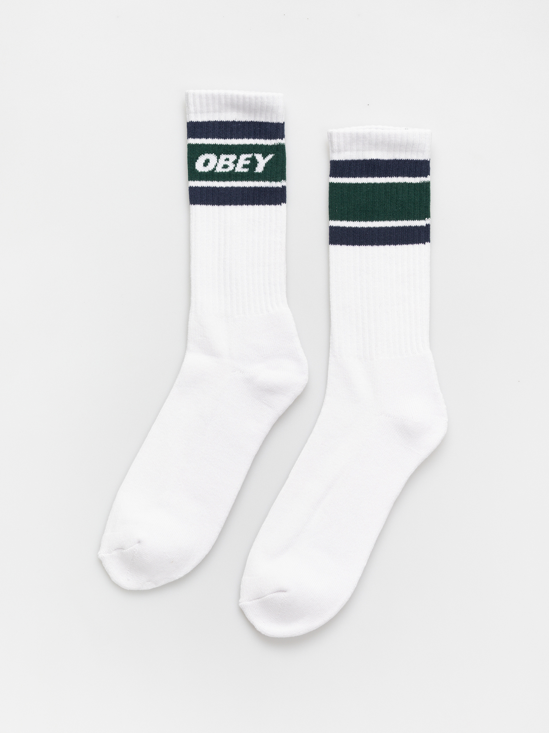 Чорапи OBEY Cooper II (white/eden green)