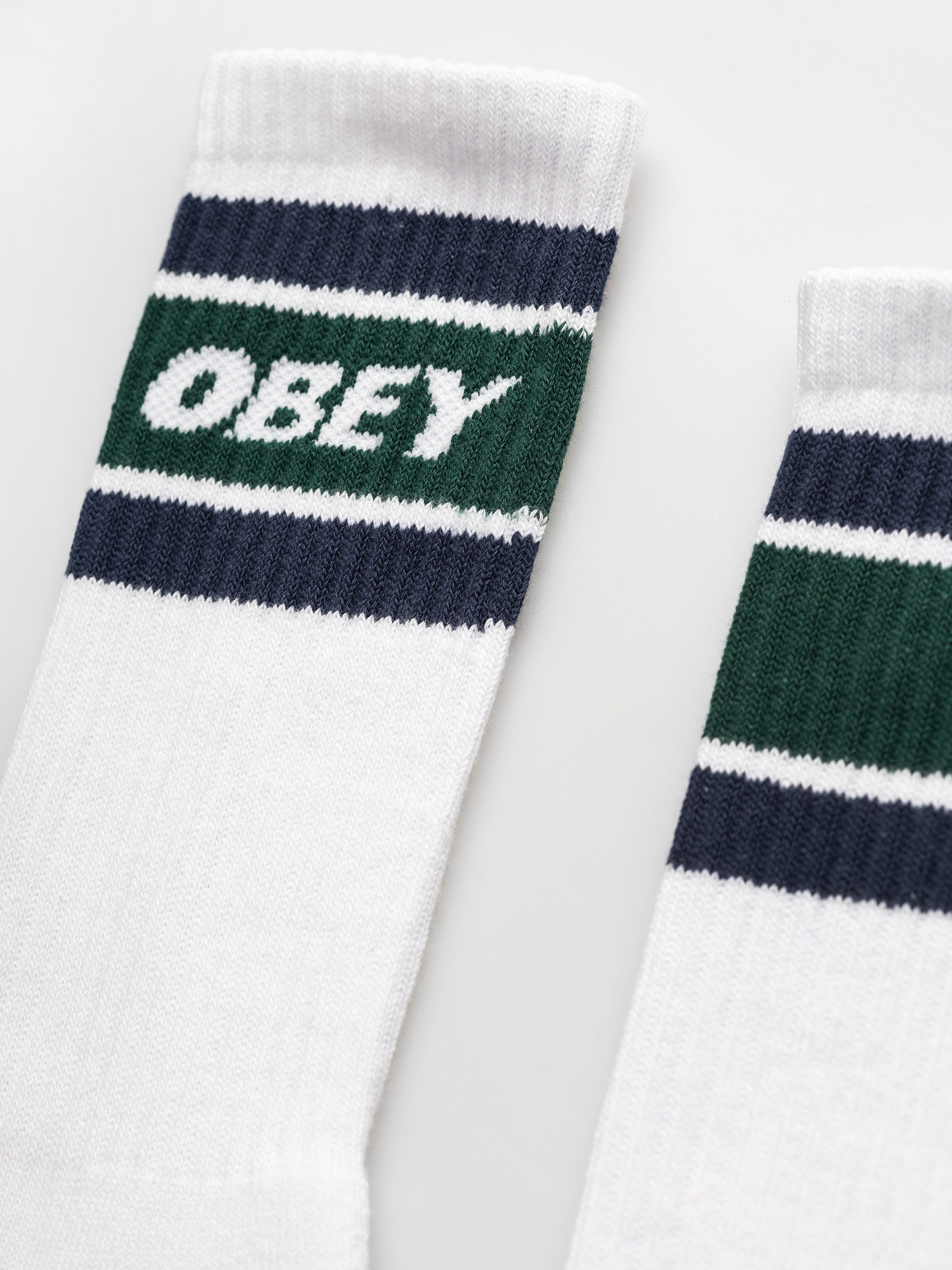 Чорапи OBEY Cooper II (white/eden green)