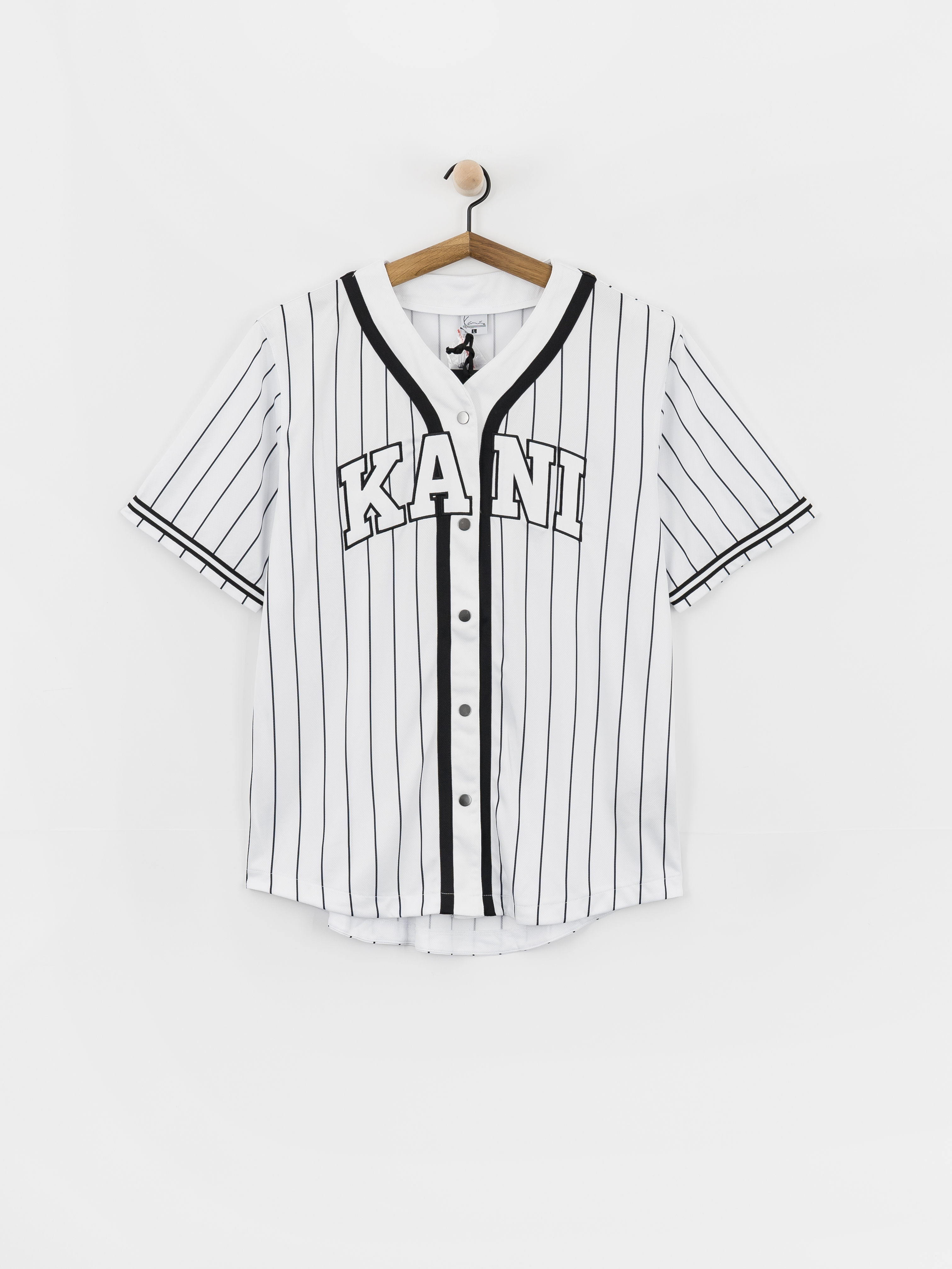 Риза Karl Kani Serif Pinstripe Baseball