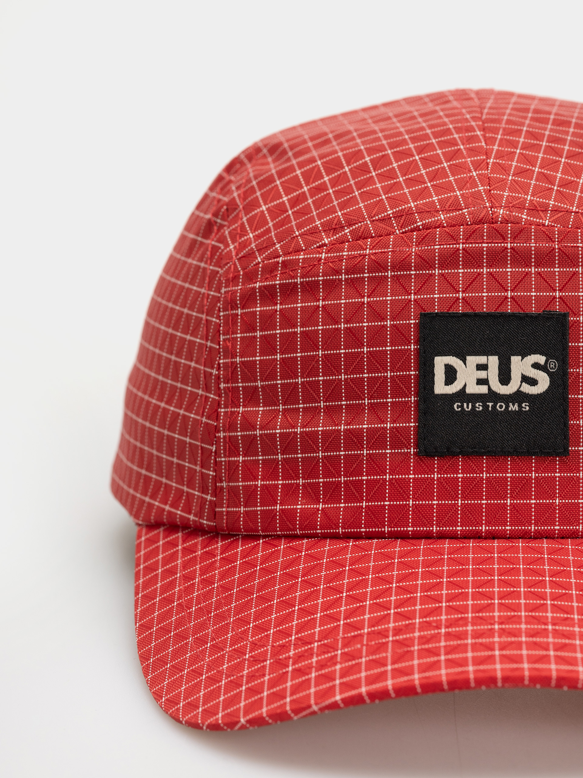 Шапка с козирка Deus Ex Machina Tower 5 Panel (red)