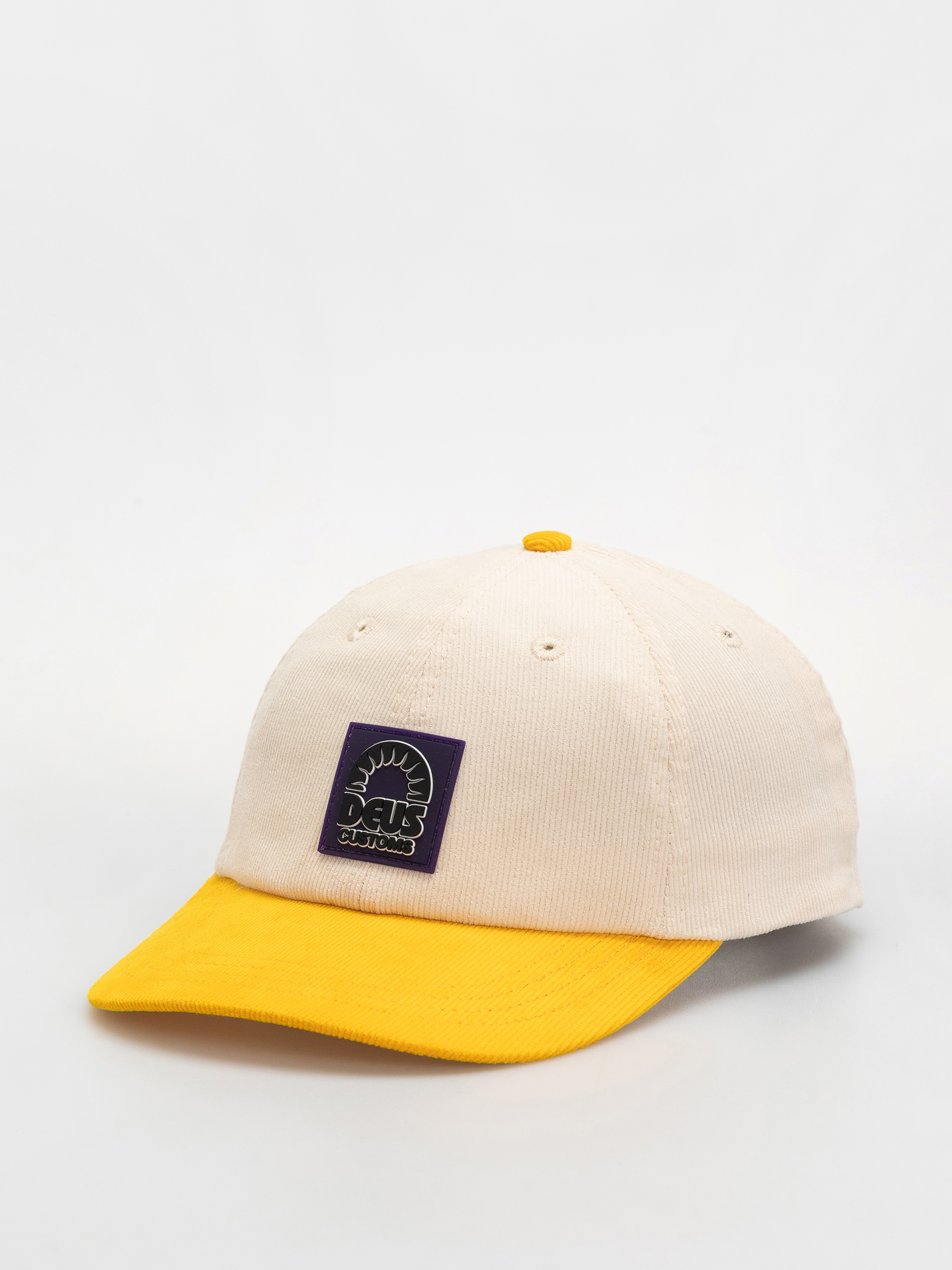 Шапка с козирка Deus Ex Machina Melodies Cord (vintage white)