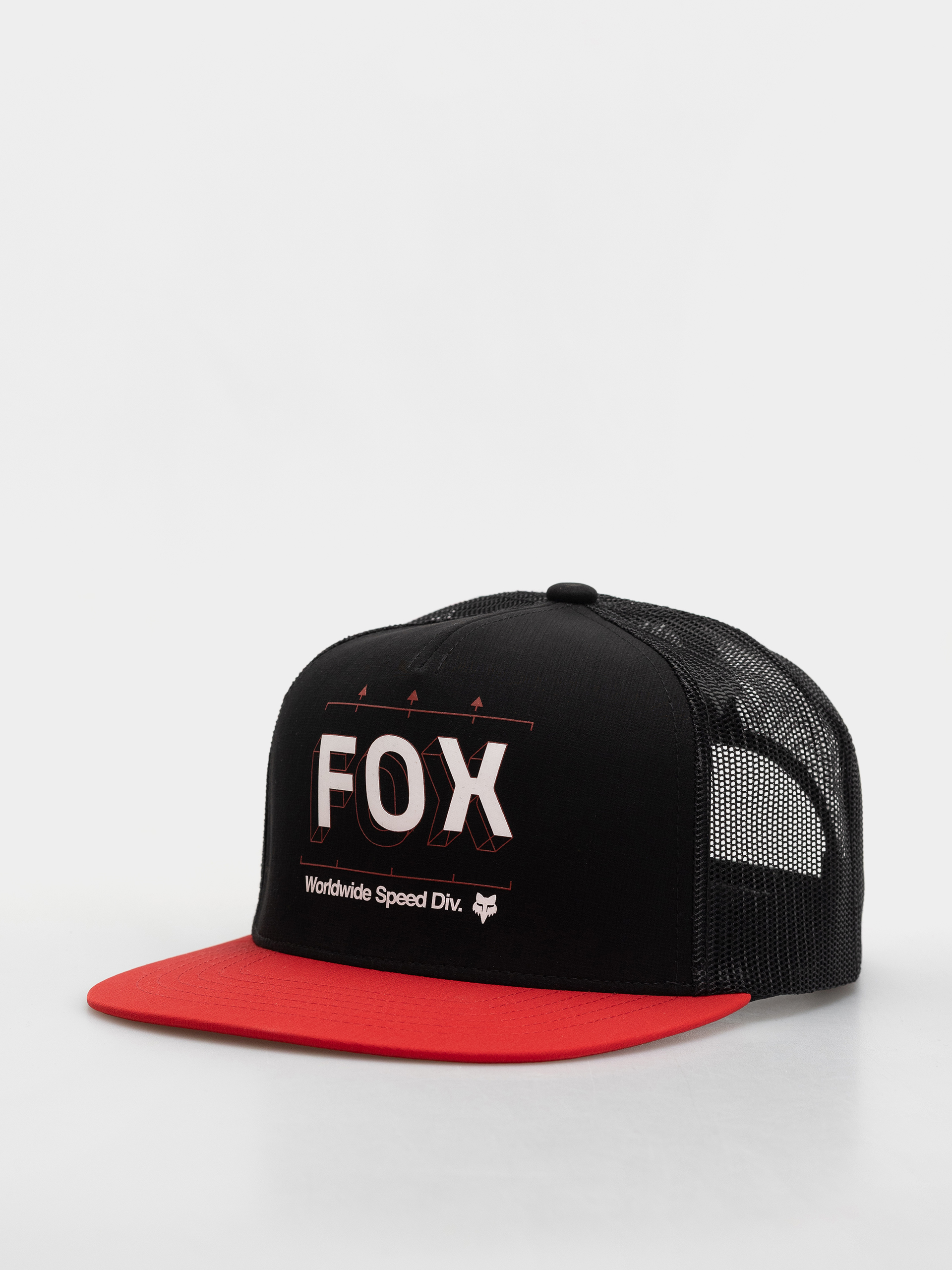 Шапка с козирка Fox Image Print Trucker (black)