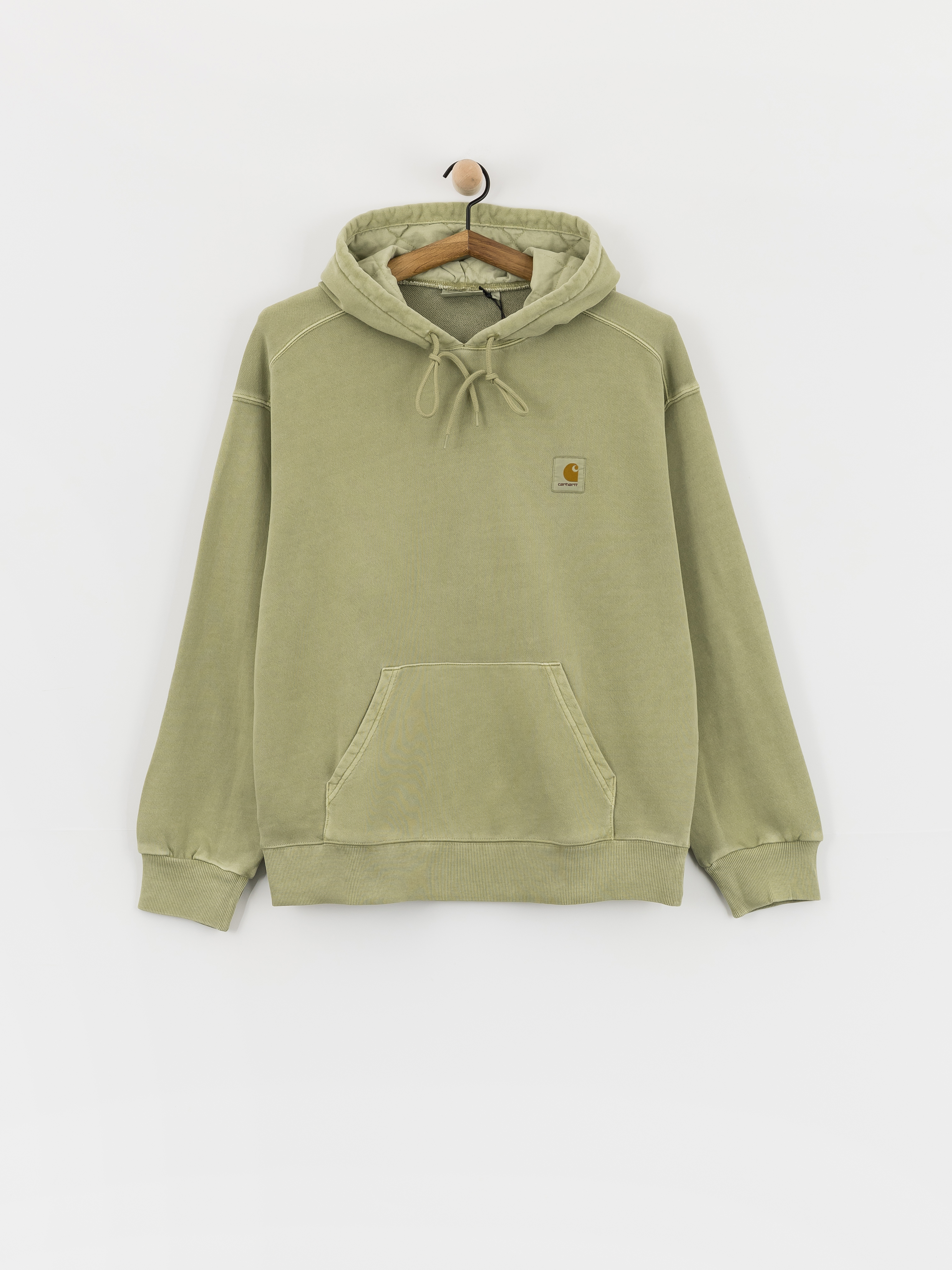Суитшърт с качулка Carhartt WIP Nelson HD (gentle green)