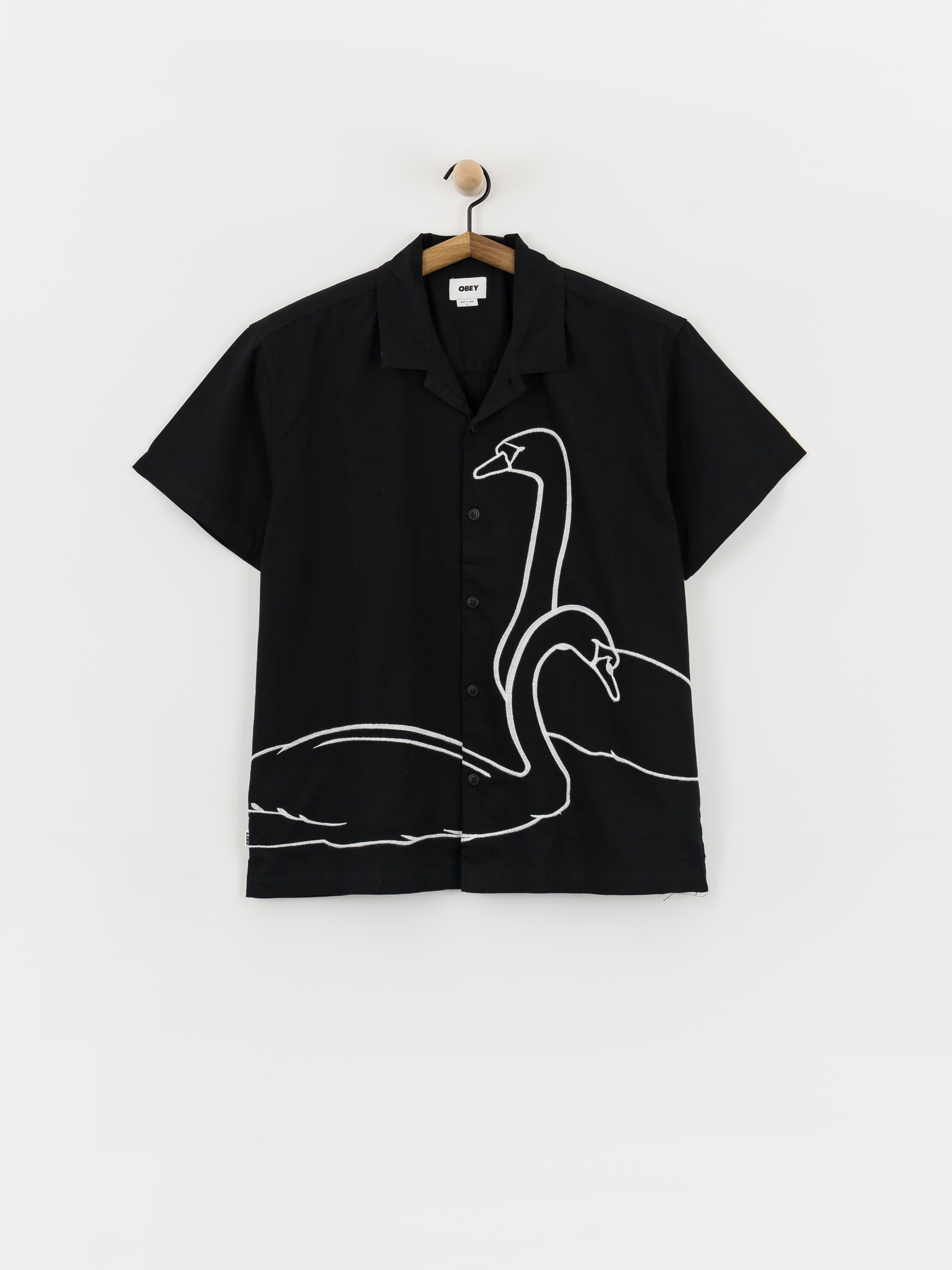 Риза OBEY Cliff (black)