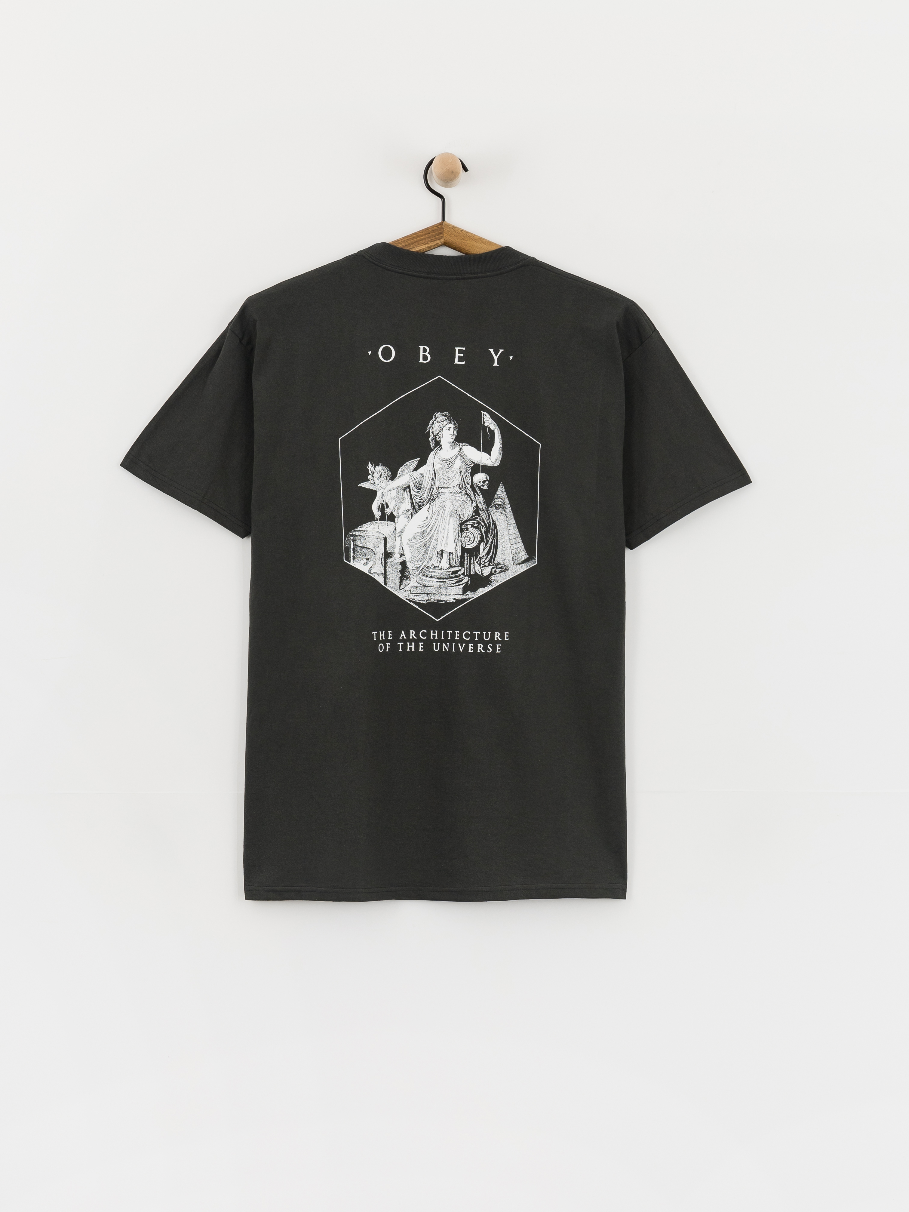 Тениска OBEY Architecture Of The Uni (vintage black)