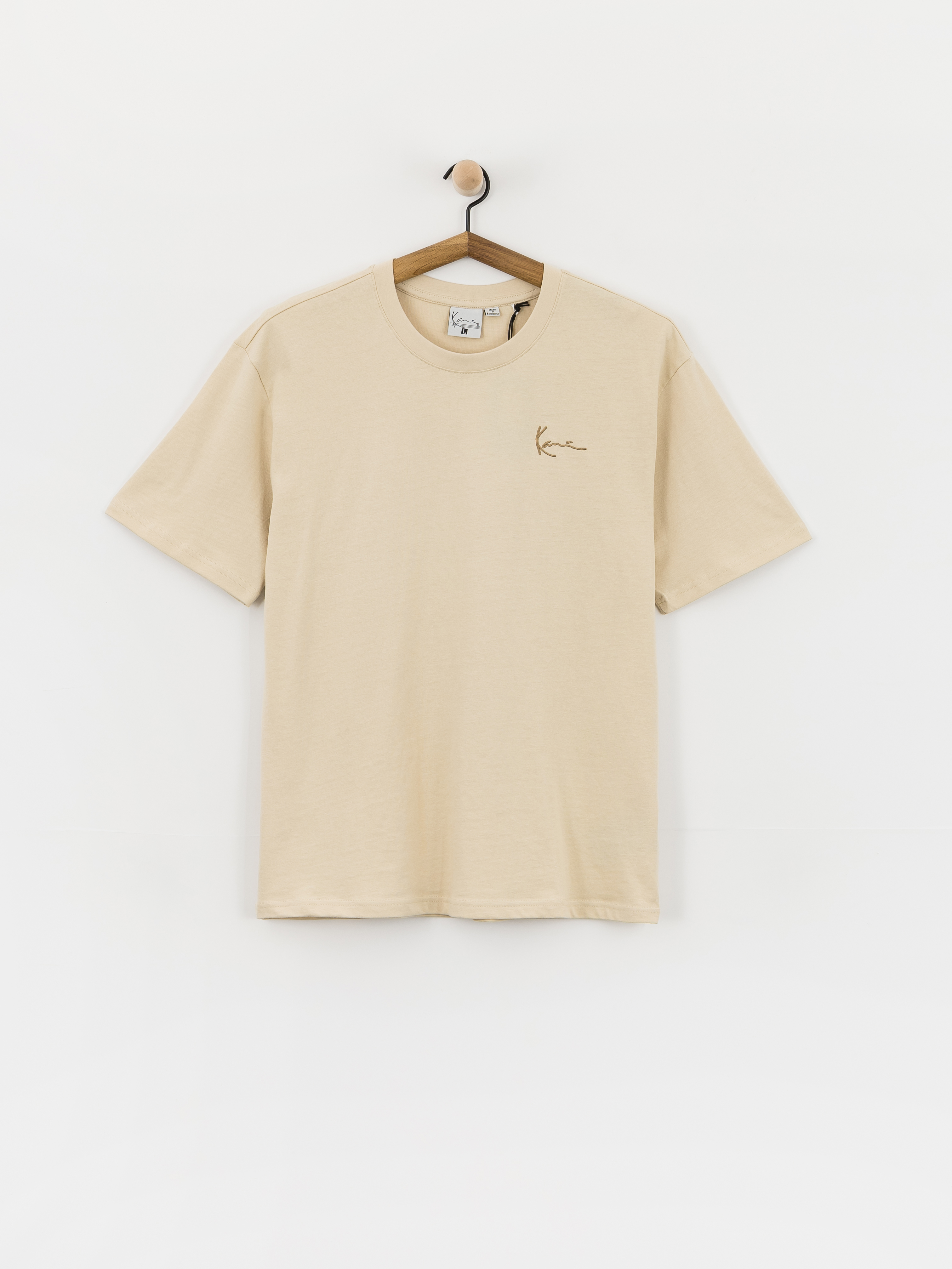 Тениска Karl Kani Slogan Boxy (beige)