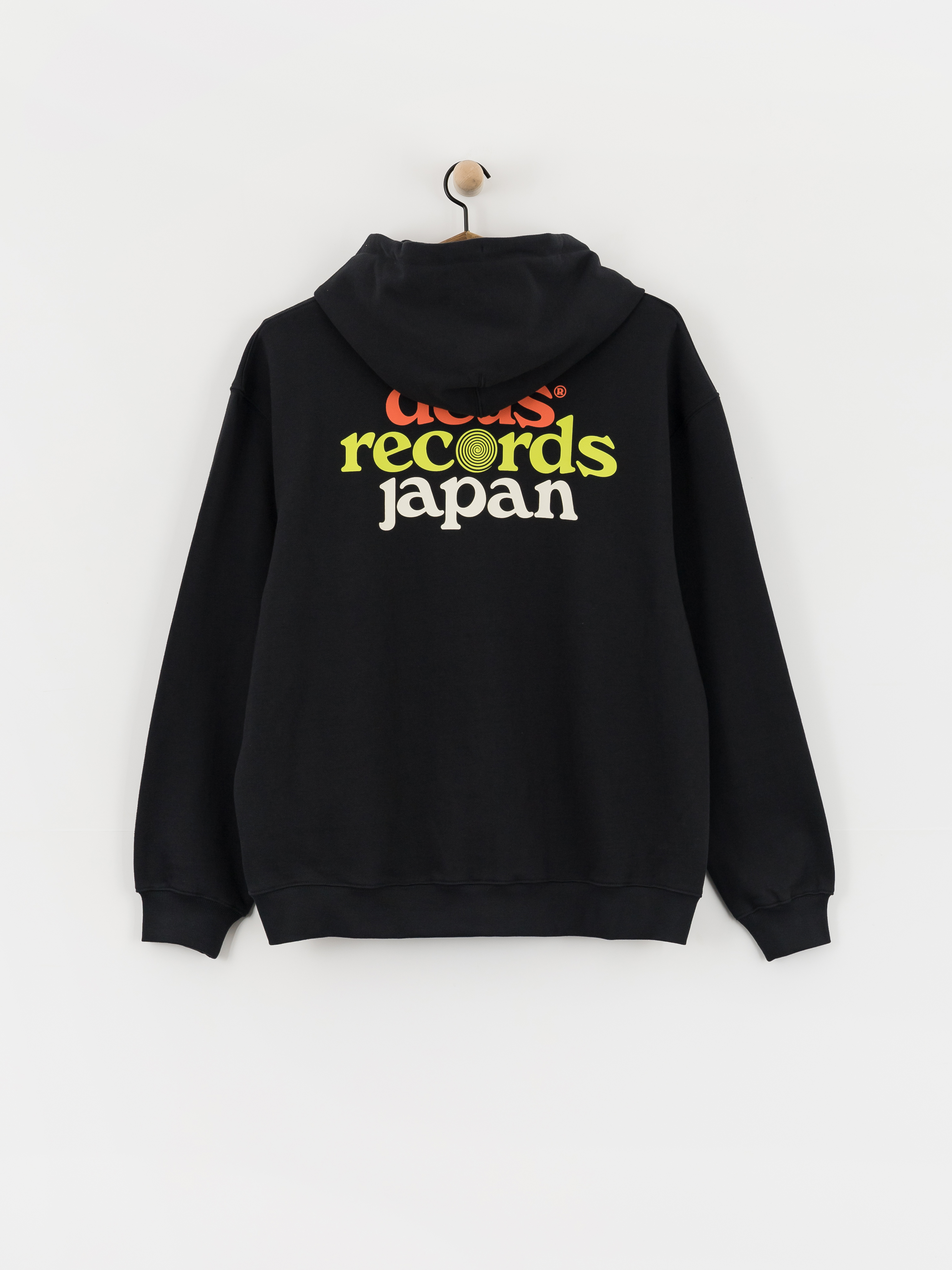 Суитшърт с качулка Deus Ex Machina Strata ZHD (black)