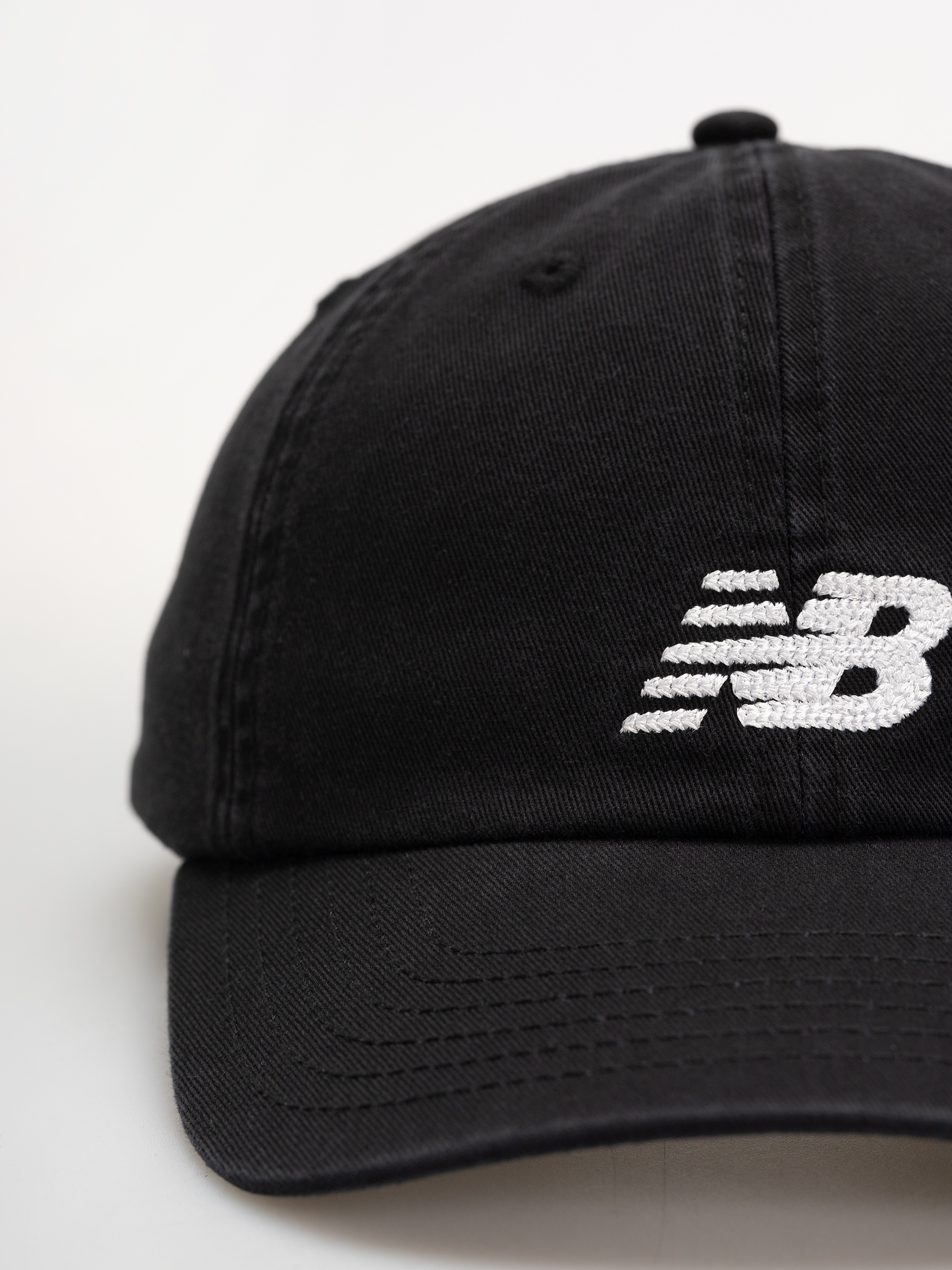 Шапка с козирка New Balance 6 Panel Chain Stitch Logo (black)