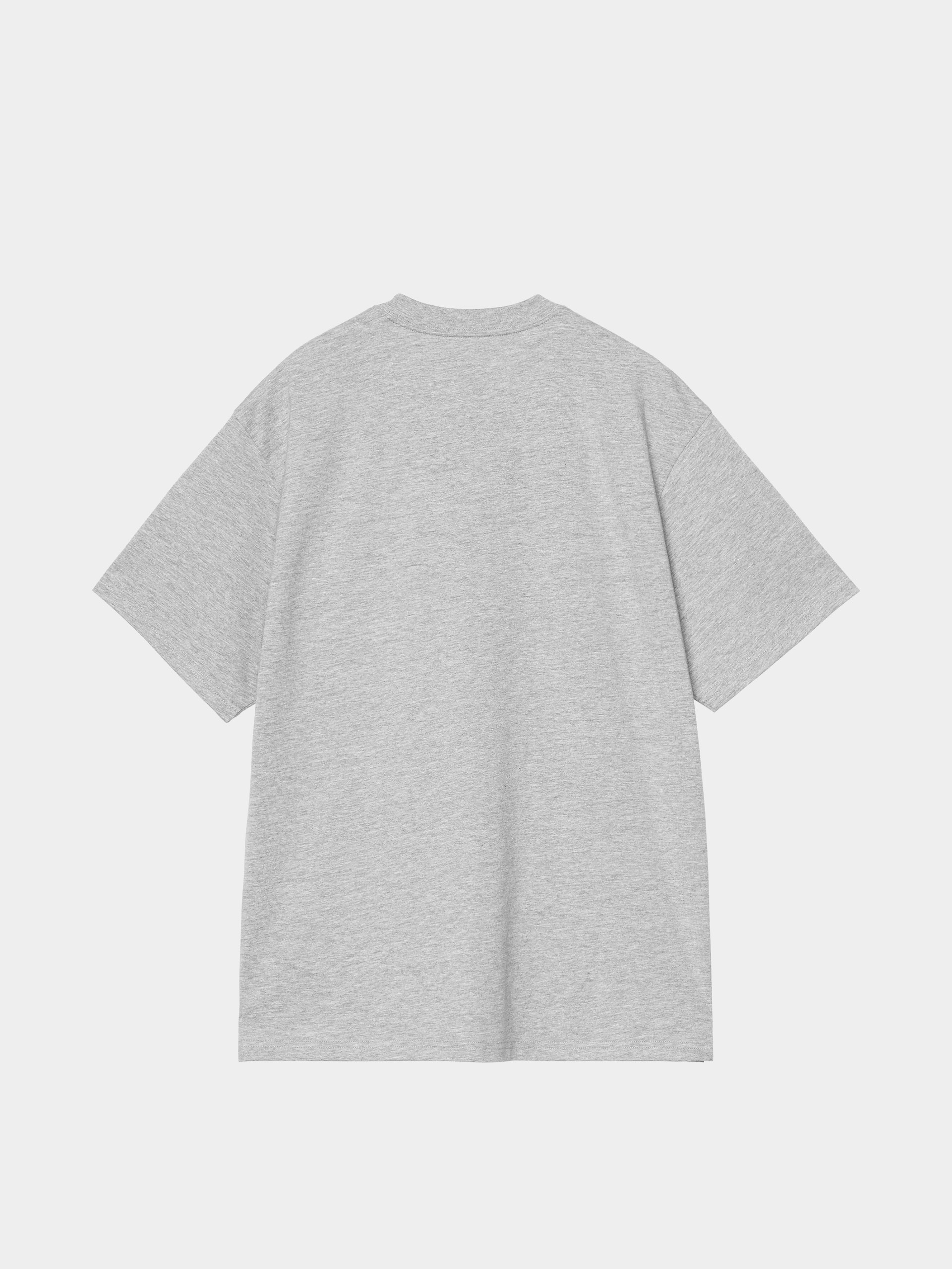 Тениска Carhartt WIP Madison (grey heather/white)