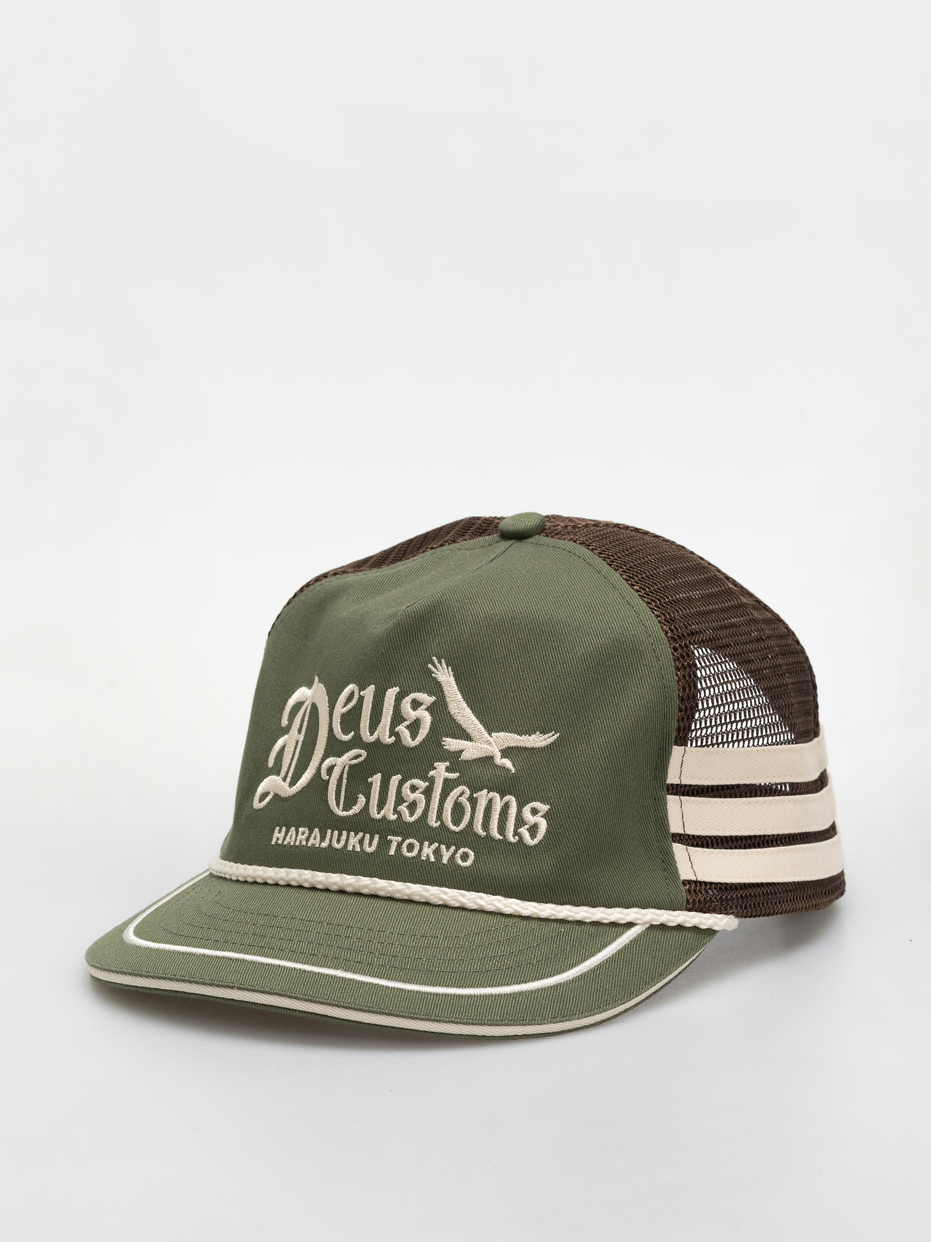 Шапка с козирка Deus Ex Machina Beep Beep Trucker (pine green)