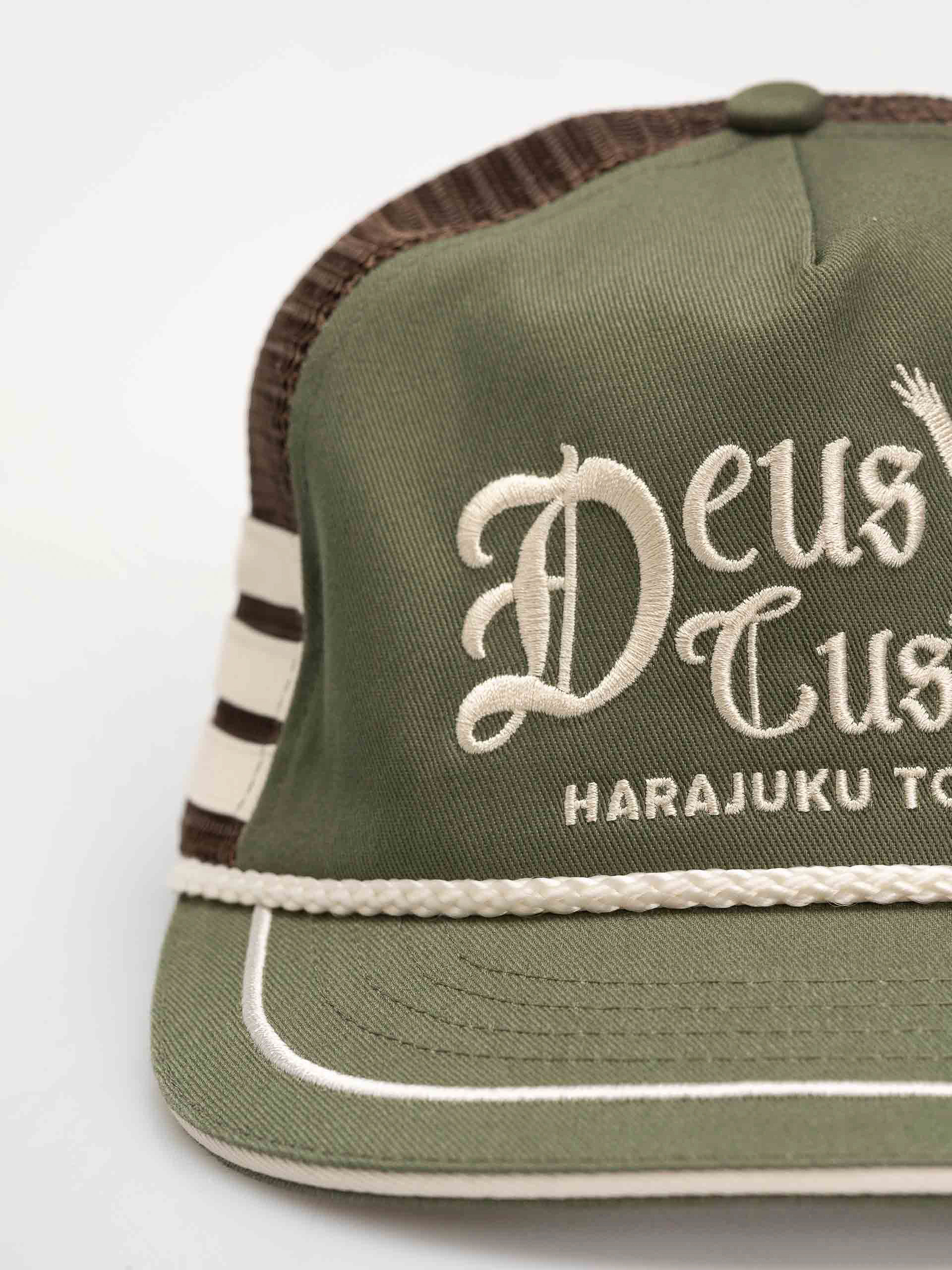 Шапка с козирка Deus Ex Machina Beep Beep Trucker (pine green)