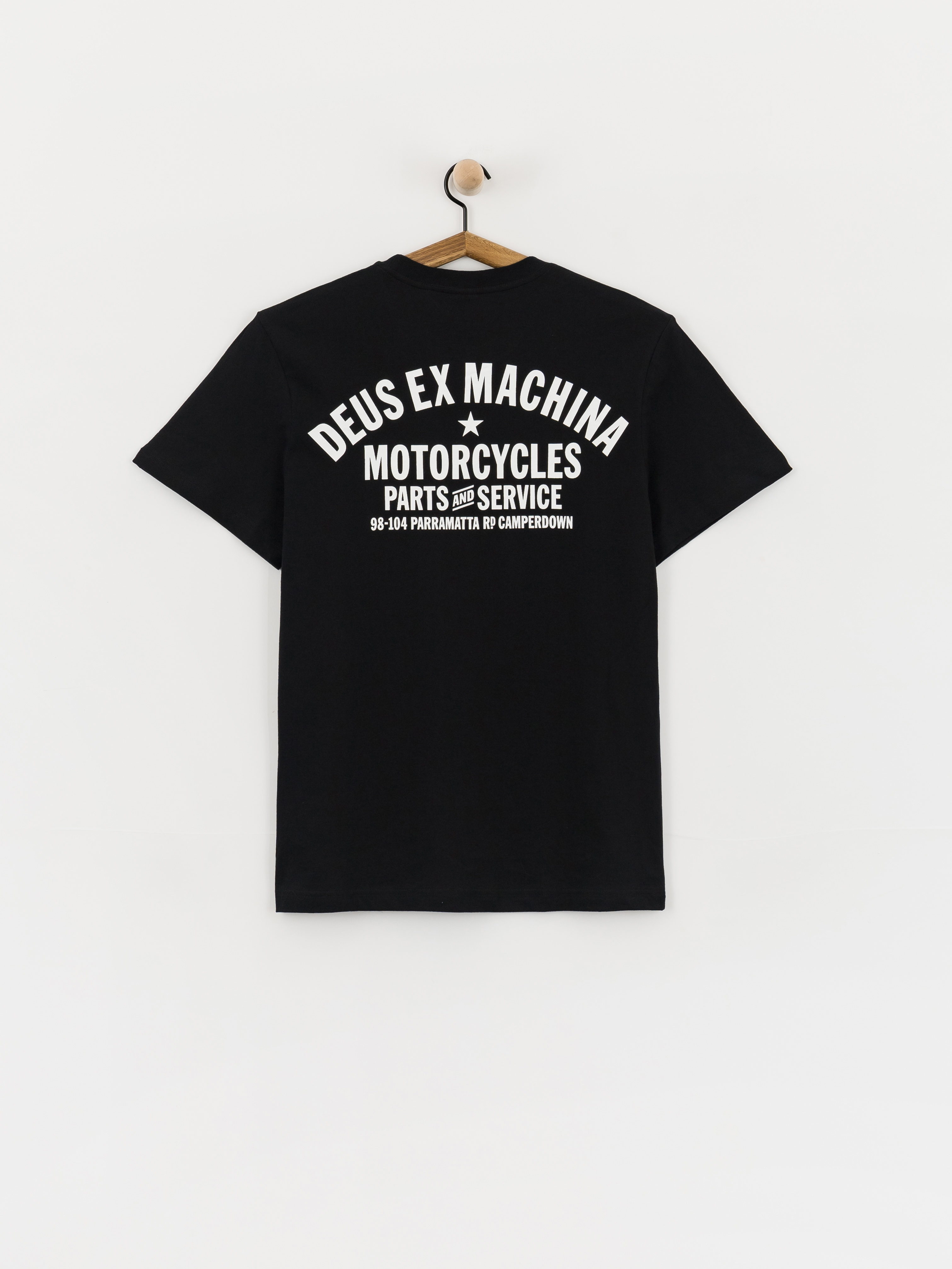 Тениска Deus Ex Machina Camperdown Address (black)