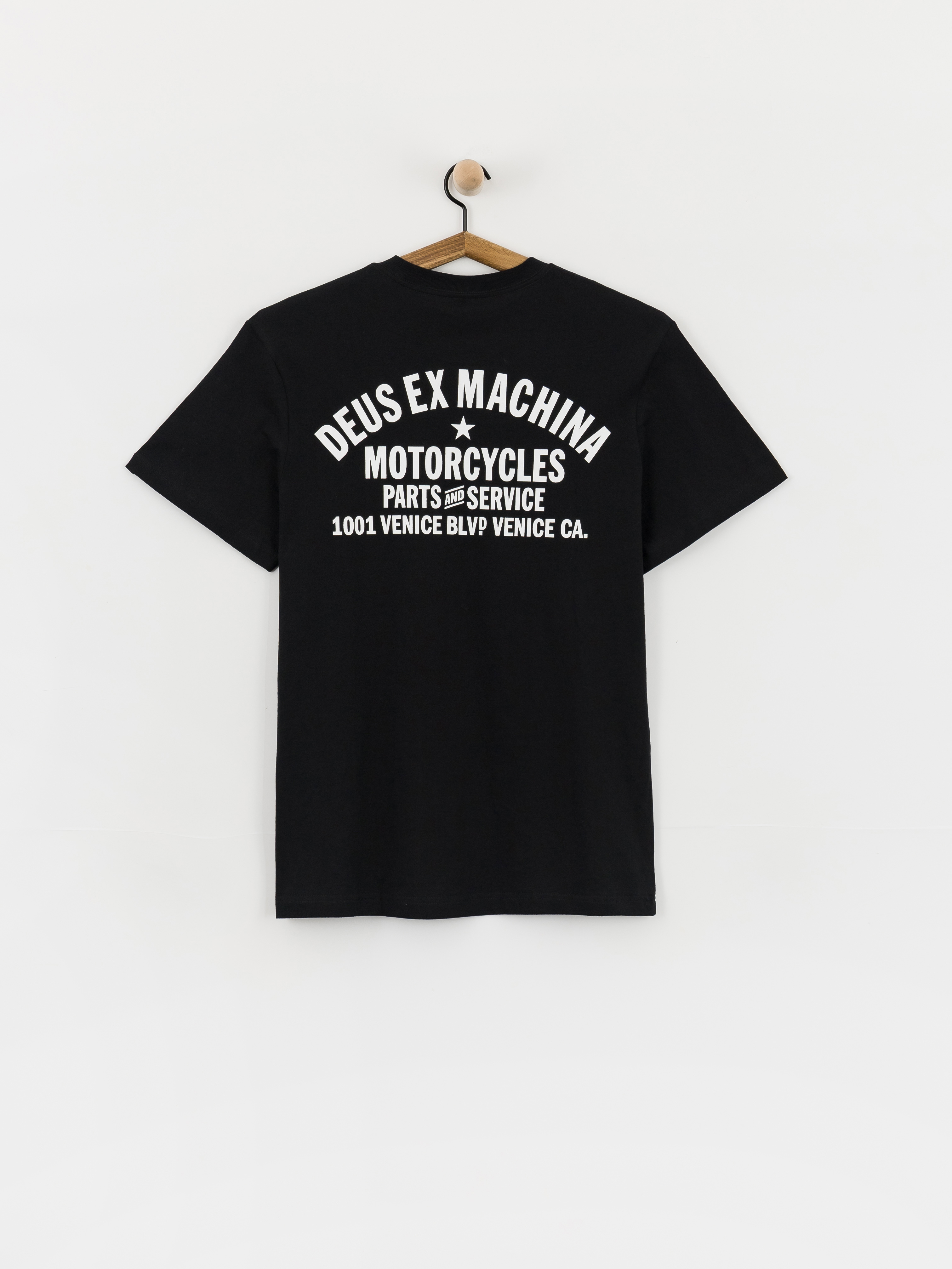 Тениска Deus Ex Machina Venice Address (black)