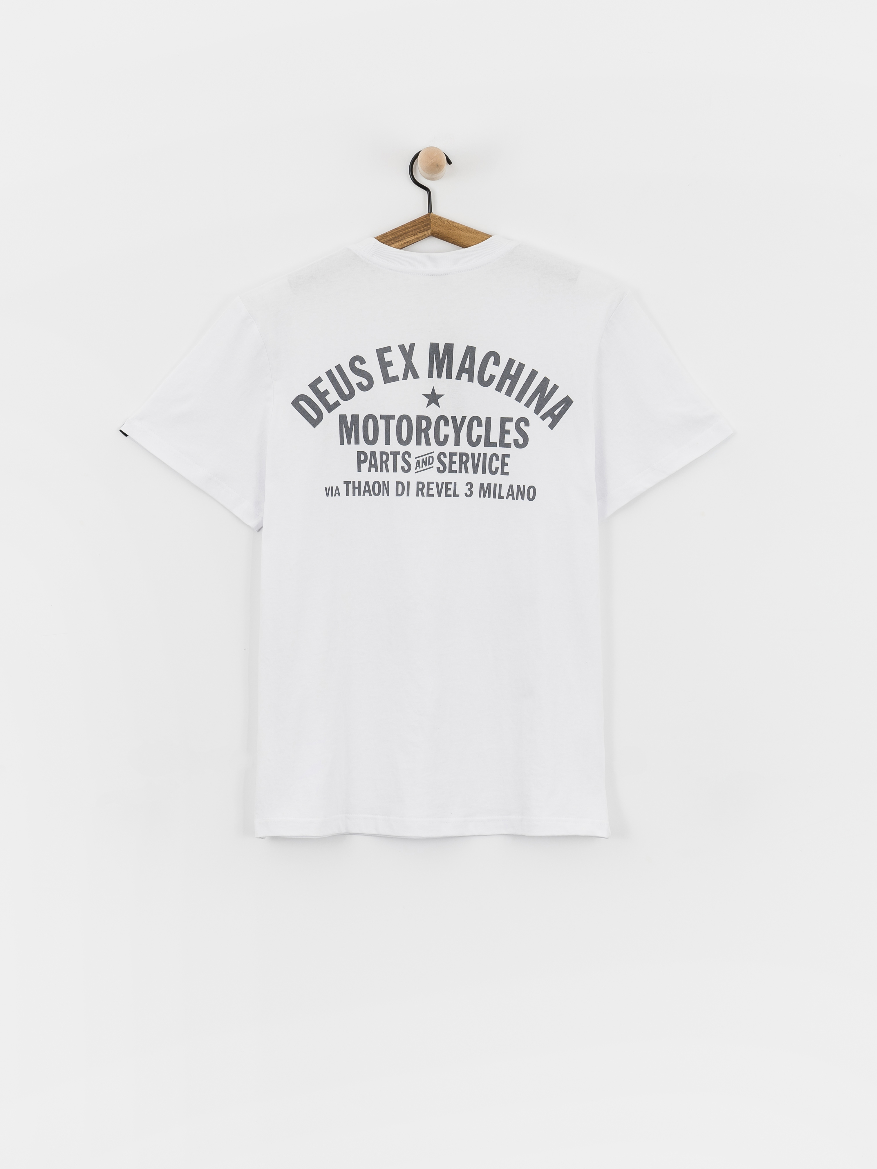 Тениска Deus Ex Machina Milano Address (white)