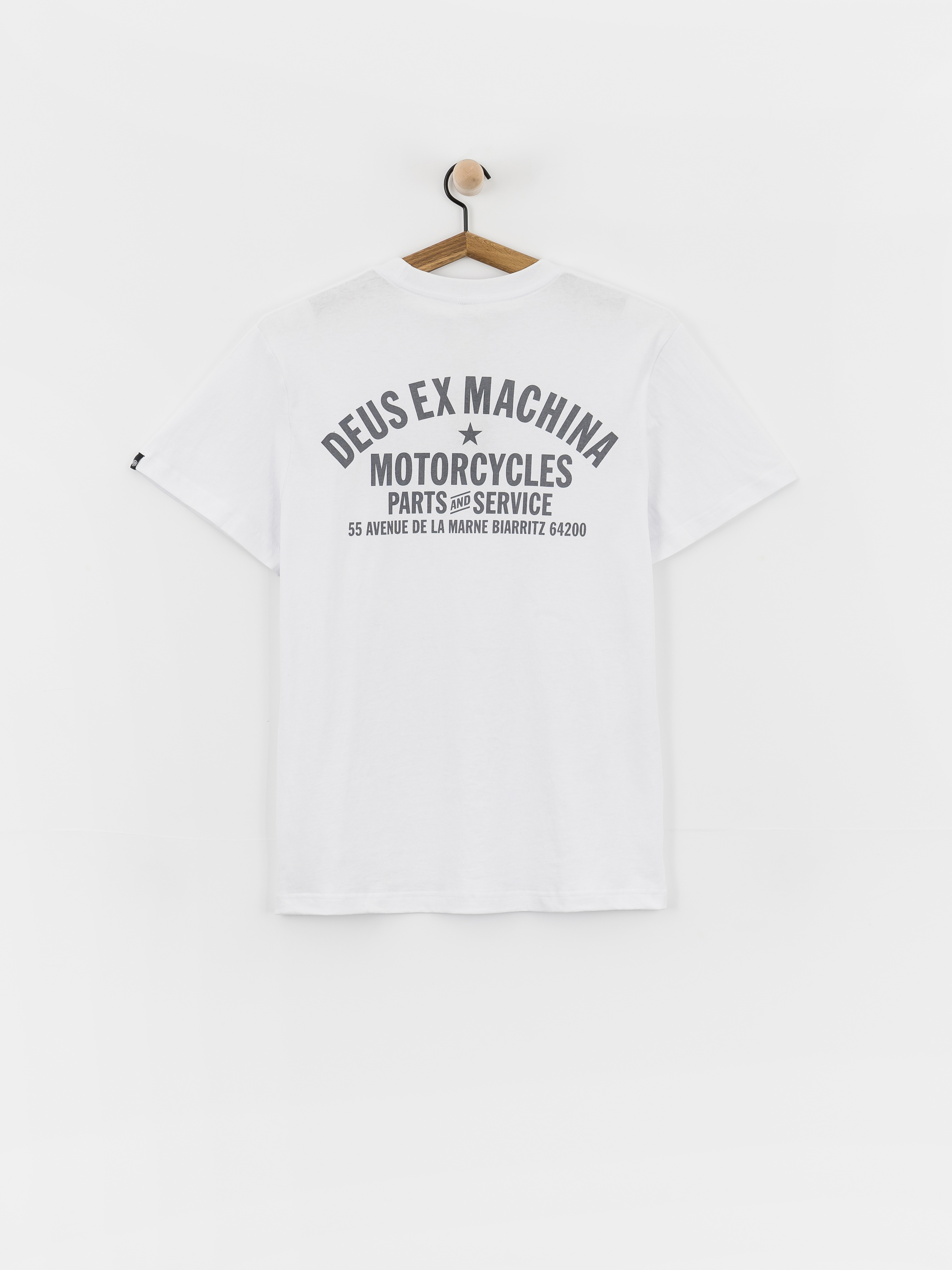 Тениска Deus Ex Machina Biarritz Address (white)