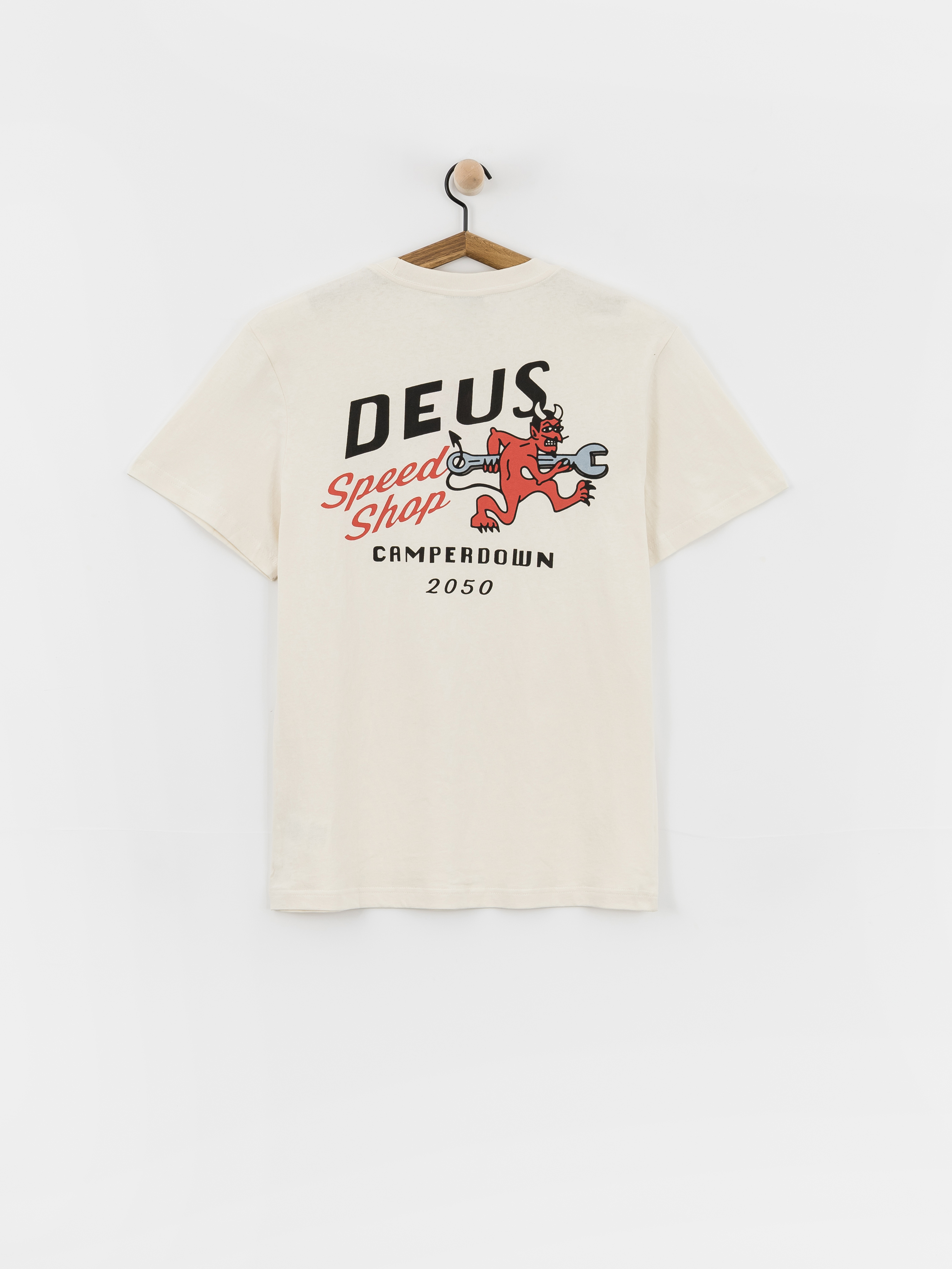 Тениска Deus Ex Machina Dogleg (dirty white)