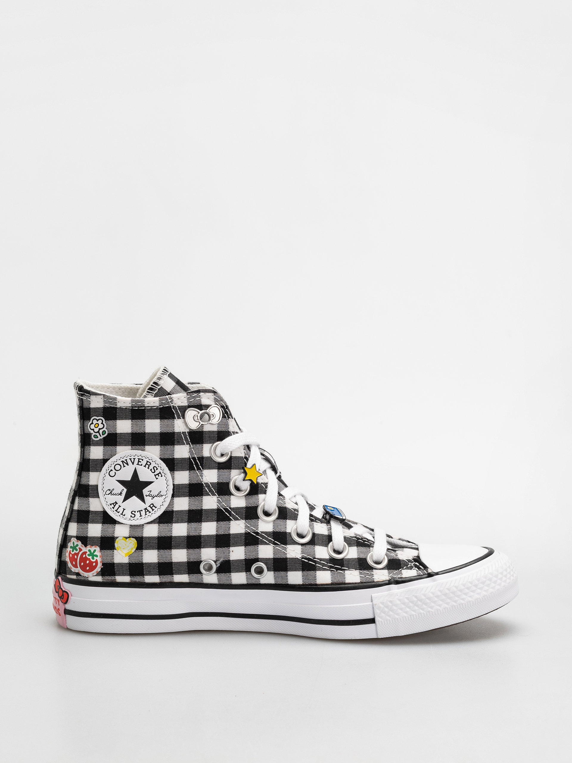 u041au0435u0446u043eu0432u0435 Converse Chuck Taylor All Star Hi (black/white/pink)