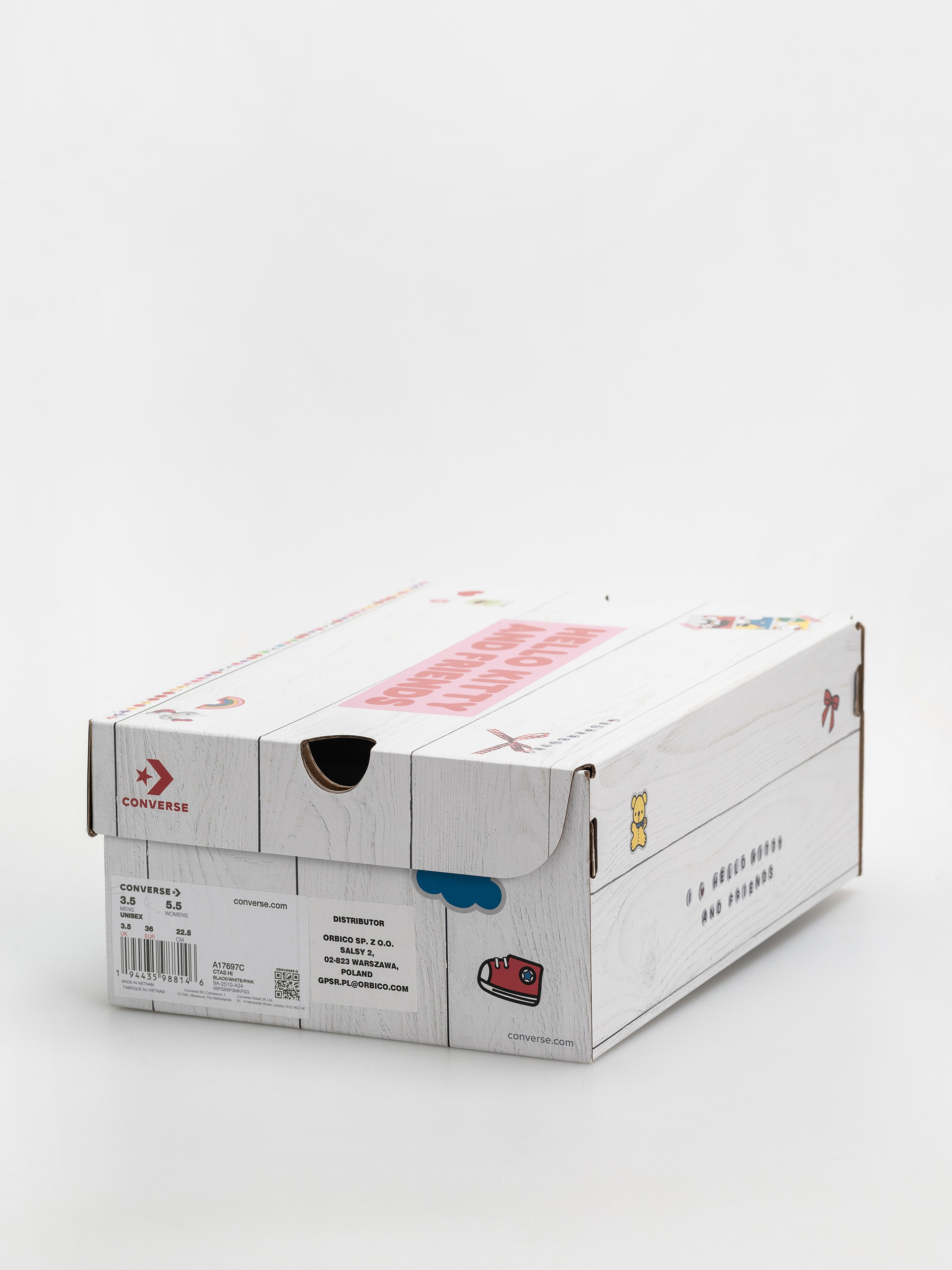 Кецове Converse Chuck Taylor All Star Hi (black/white/pink)