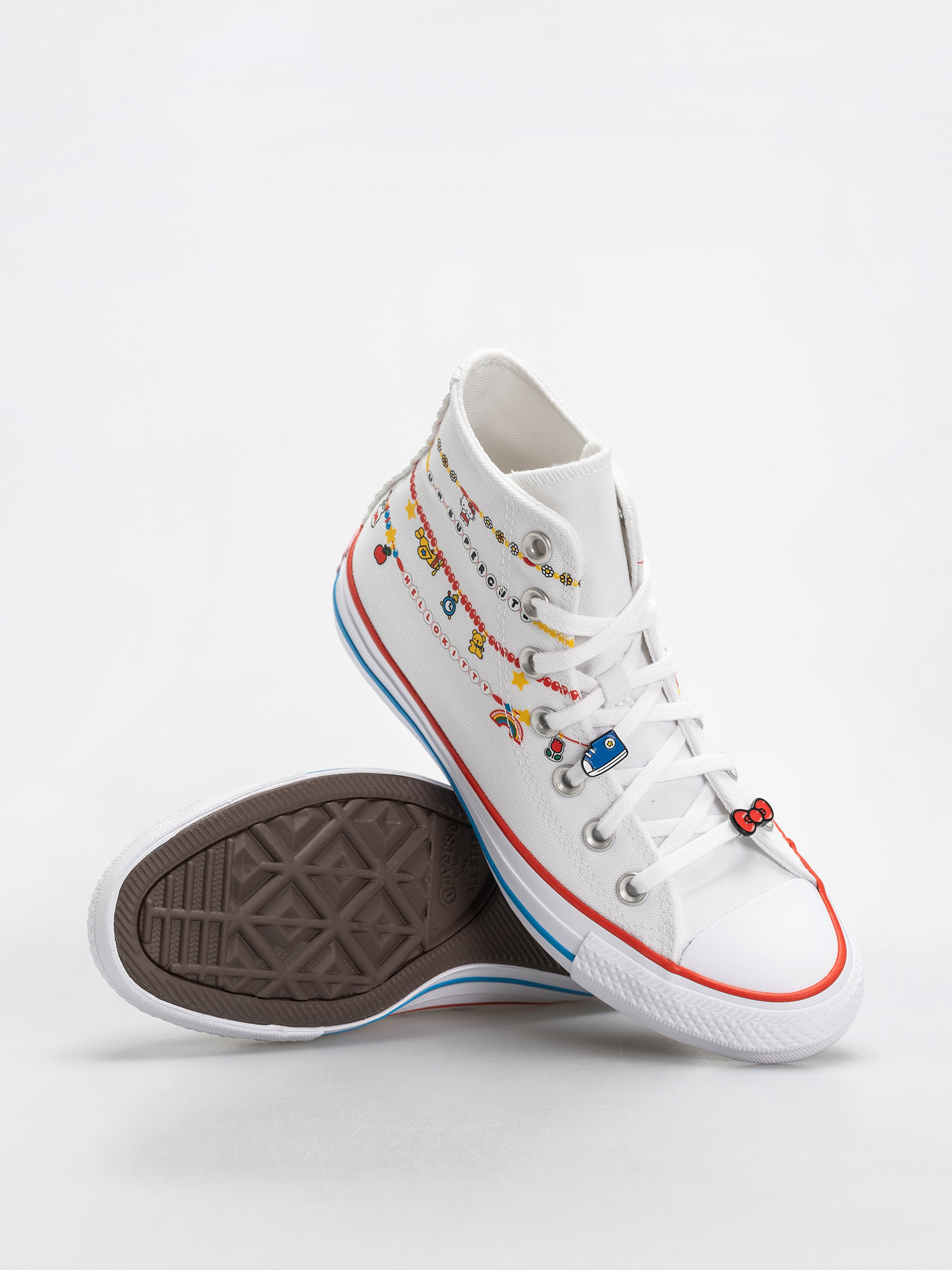 Кецове Converse Chuck Taylor All Star Hi (white/red/yellow)