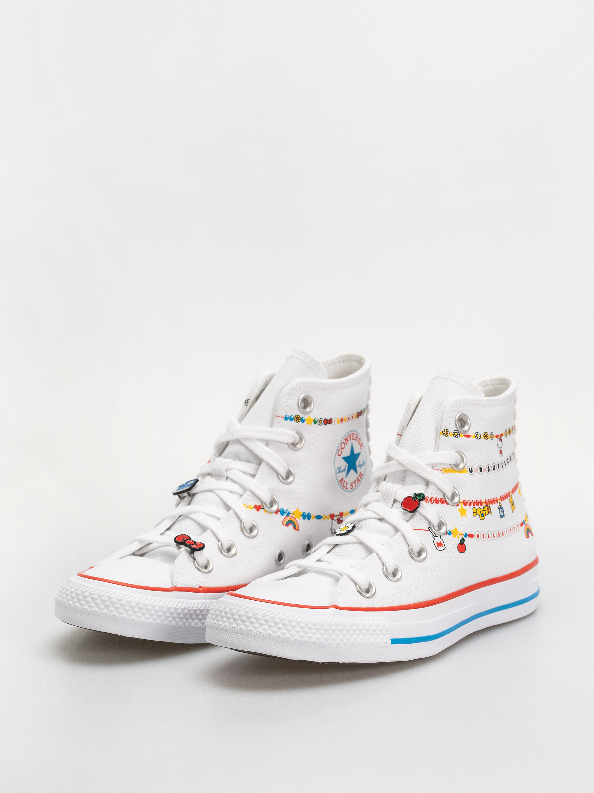 Кецове Converse Chuck Taylor All Star Hi (white/red/yellow)