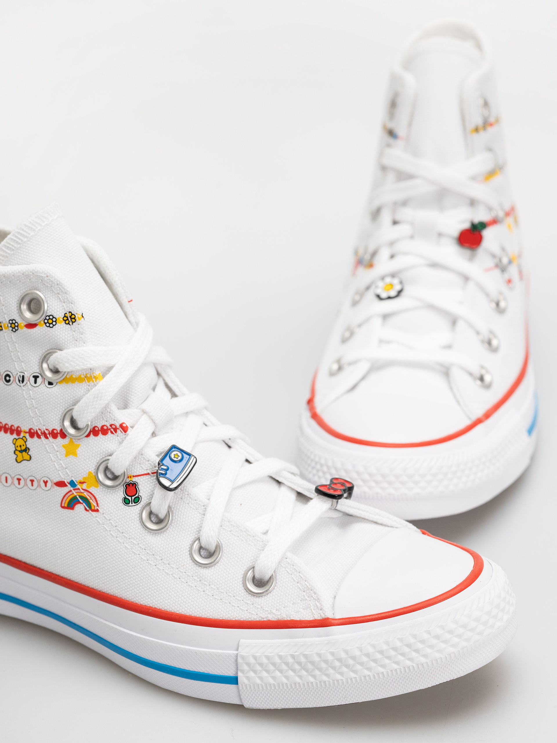 Кецове Converse Chuck Taylor All Star Hi (white/red/yellow)