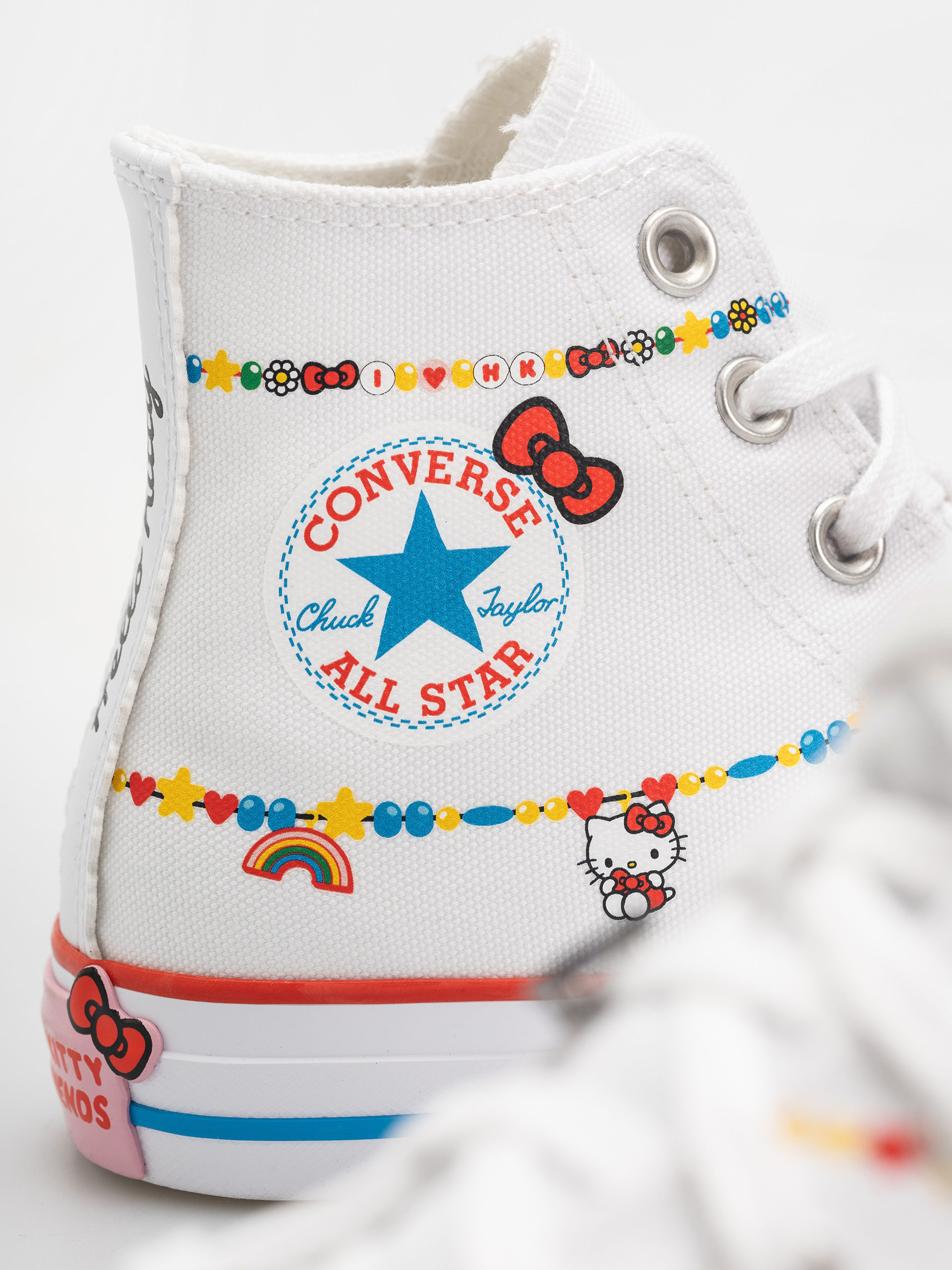 Кецове Converse Chuck Taylor All Star Hi (white/red/yellow)