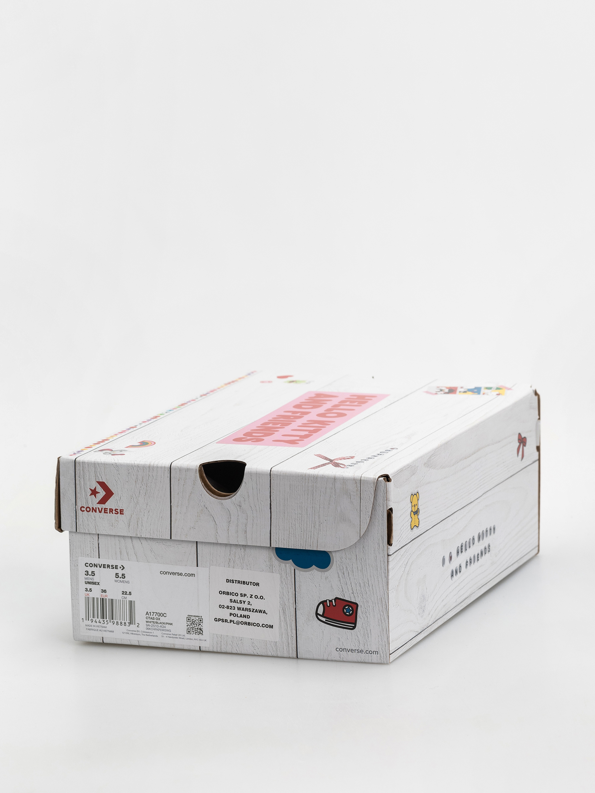 Кецове Converse Chuck Taylor All Star Ox (white/black/pink)