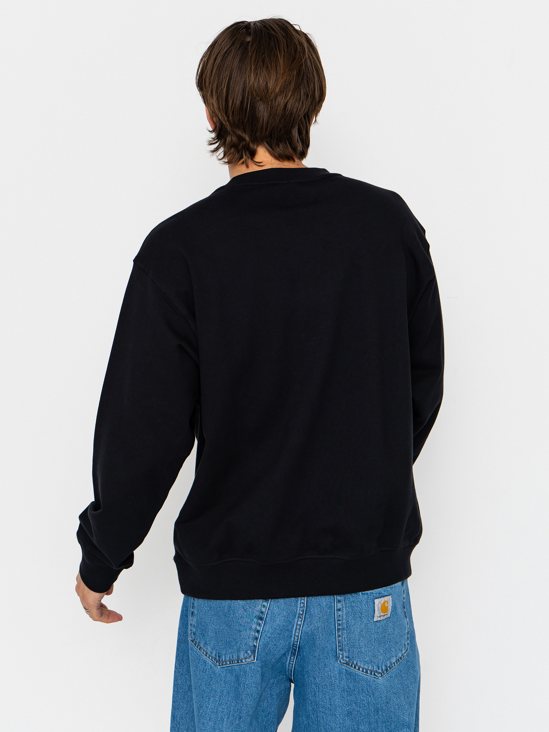 Суитшърт New Balance Athletics French Terry Crew (black)