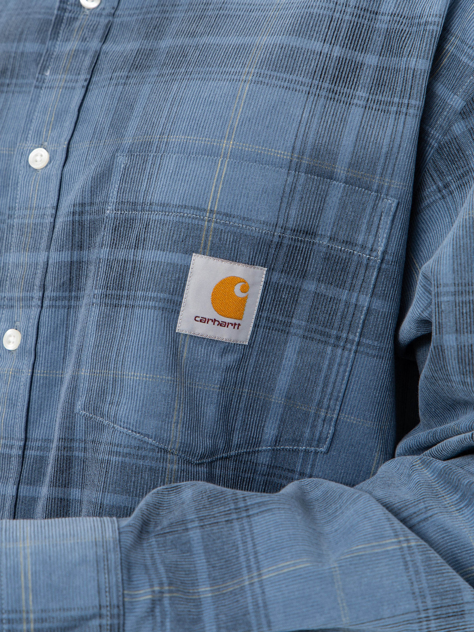 Риза Carhartt WIP Wilber (wilber check/velvet blue)