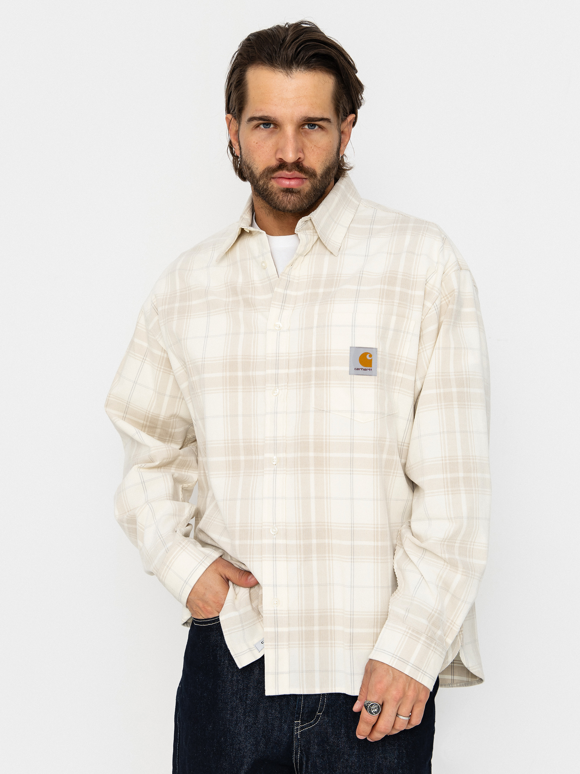 u0420u0438u0437u0430 Carhartt WIP Wilber (wilber check/natural)