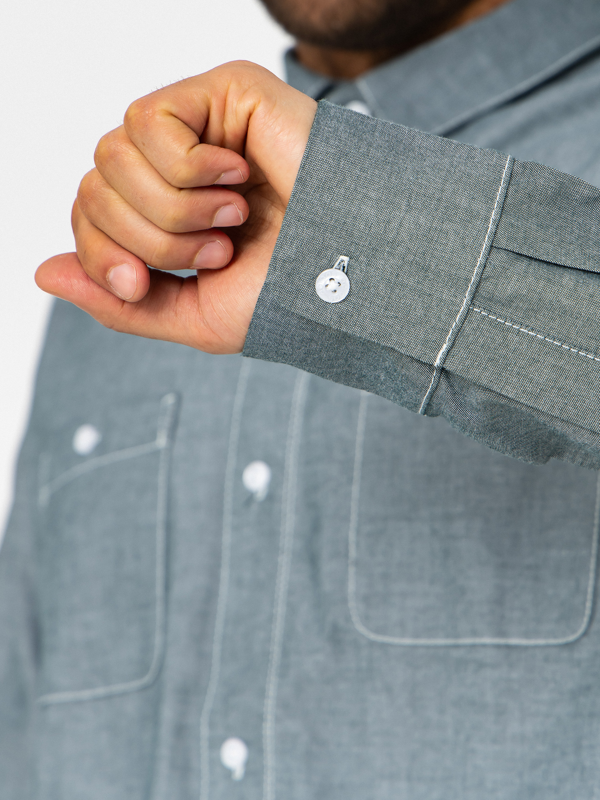 Риза adidas Gonz Button (aurivy/white)