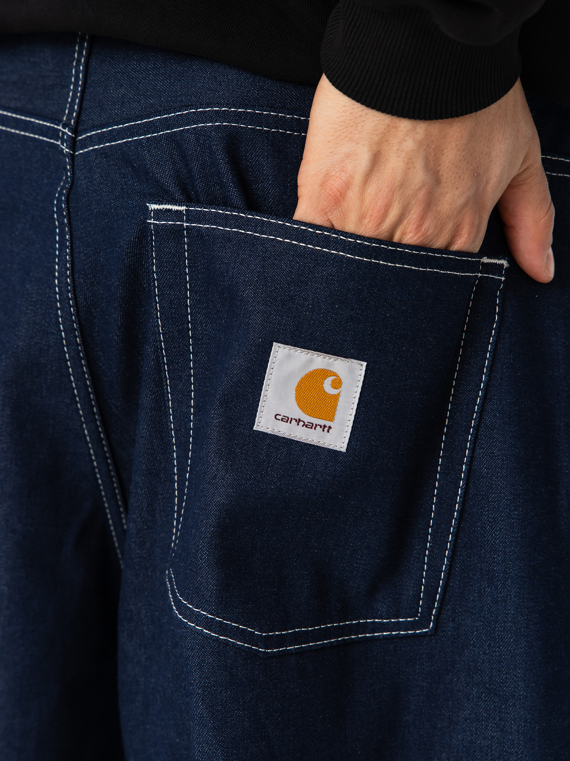 Панталони Carhartt WIP Brandon (blue rigrid)