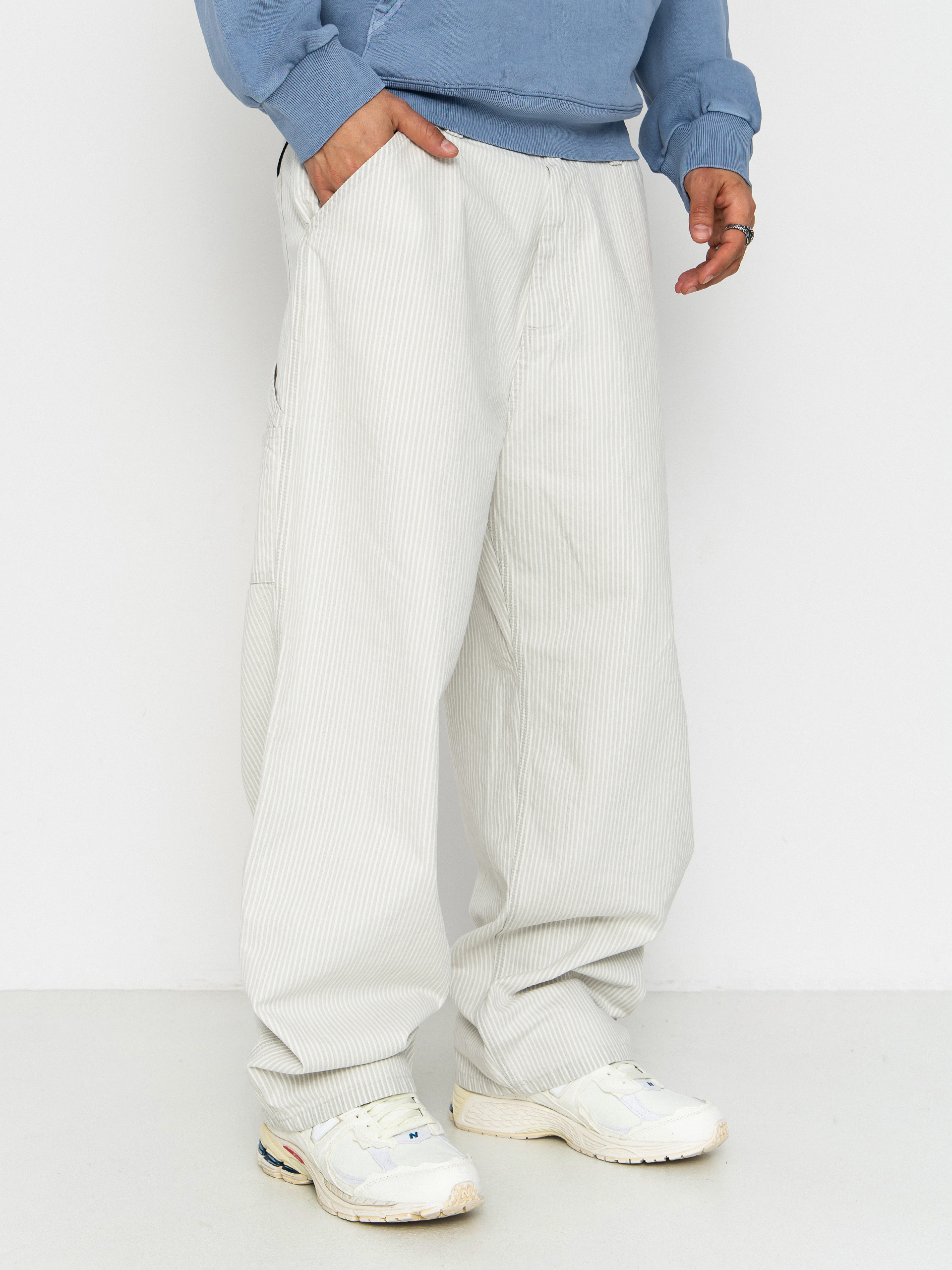 Панталони Carhartt WIP Mercer Single Knee (mercer stripe/graphite/wax)