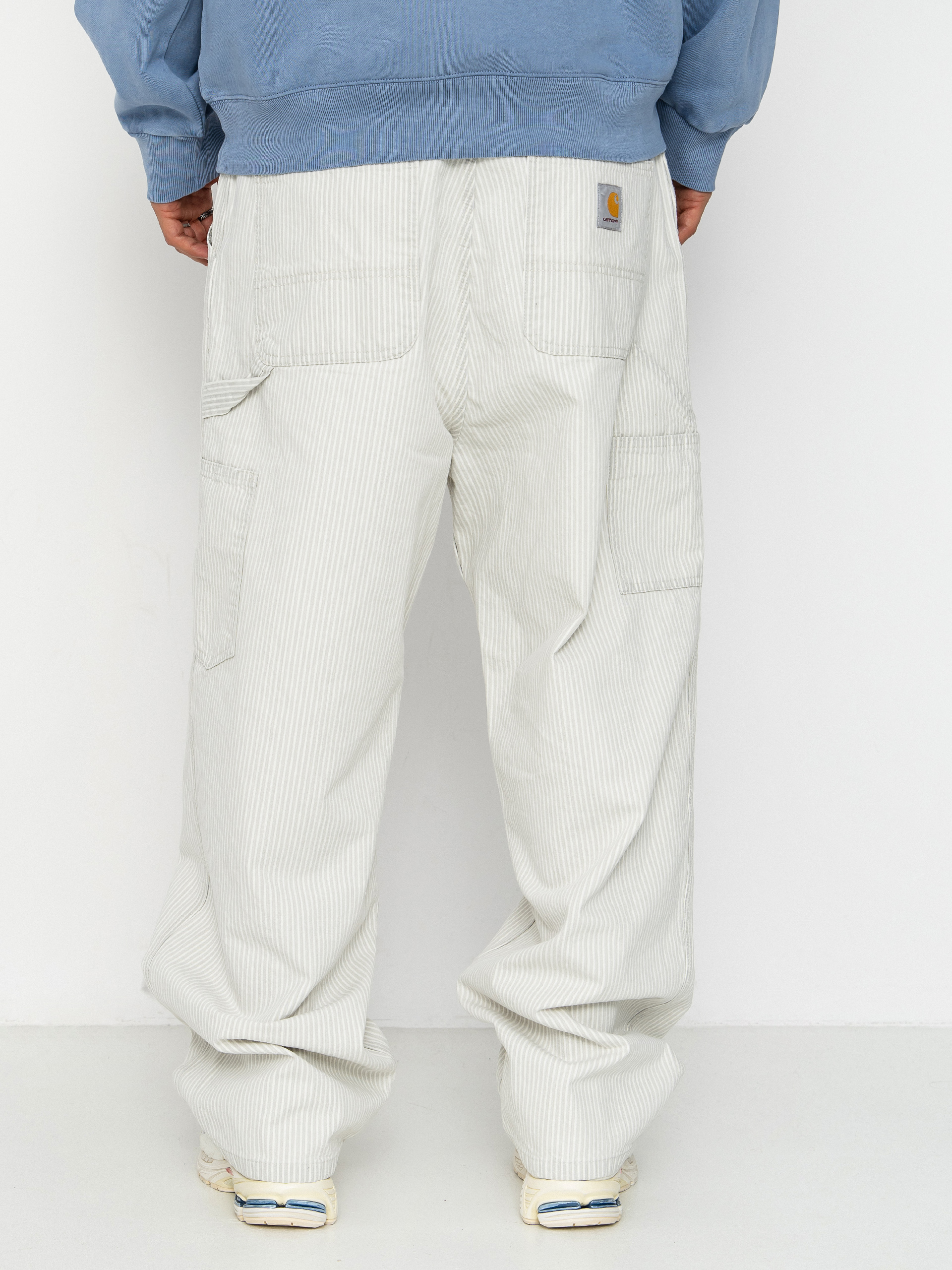 Панталони Carhartt WIP Mercer Single Knee (mercer stripe/graphite/wax)