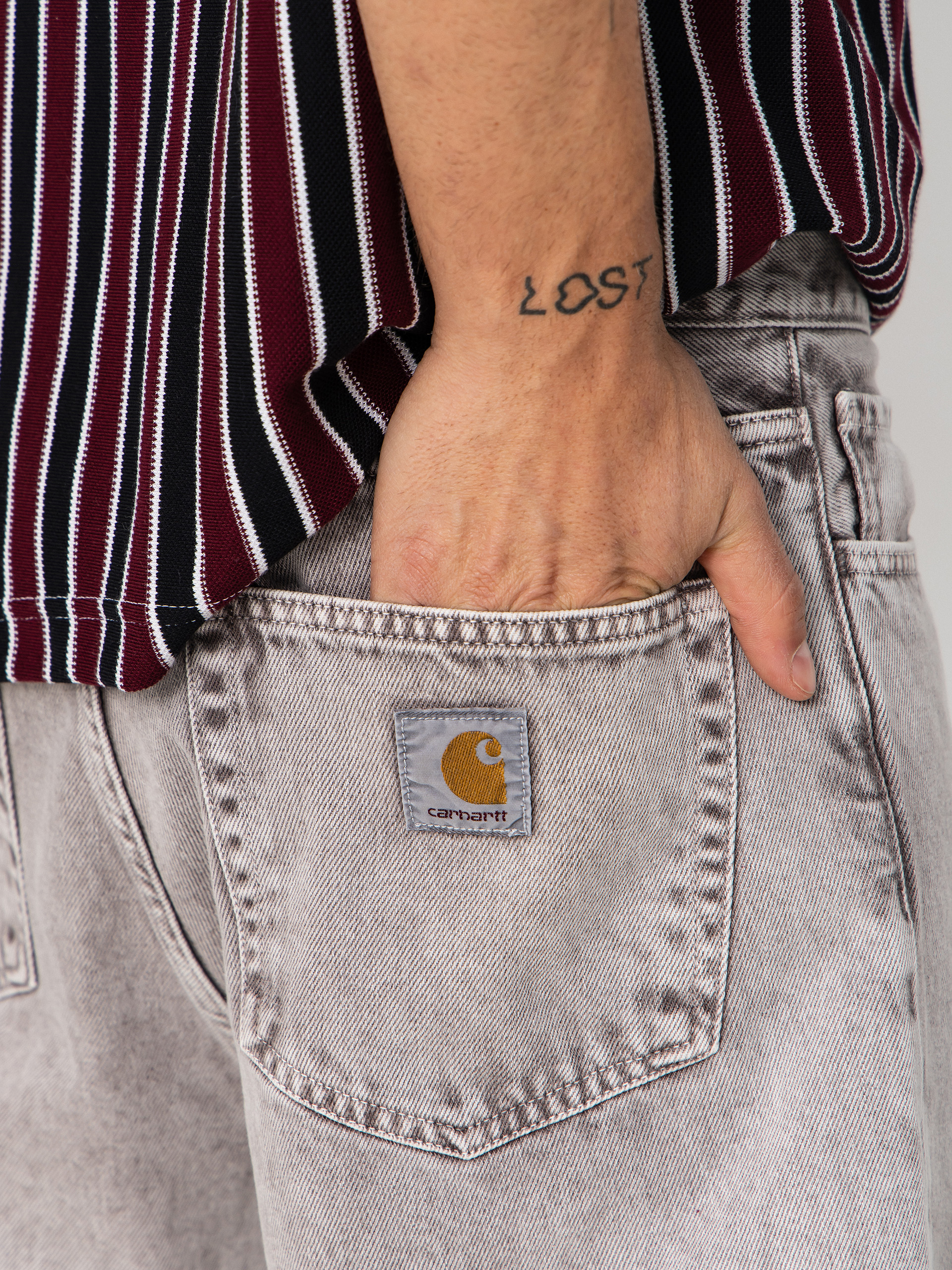 Панталони Carhartt WIP Landon (shale)