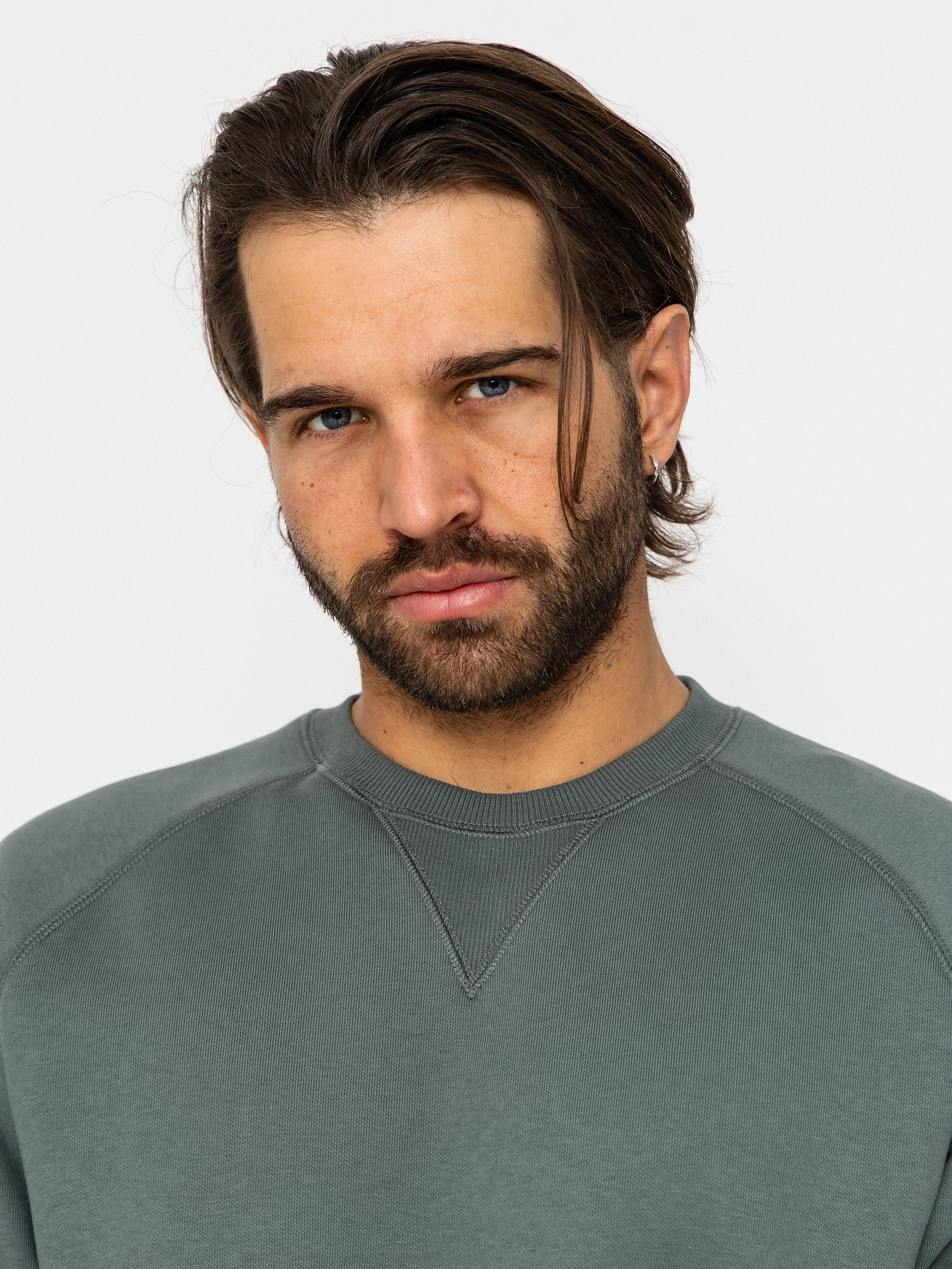 Суитшърт Carhartt WIP Chase (velvet green/gold)