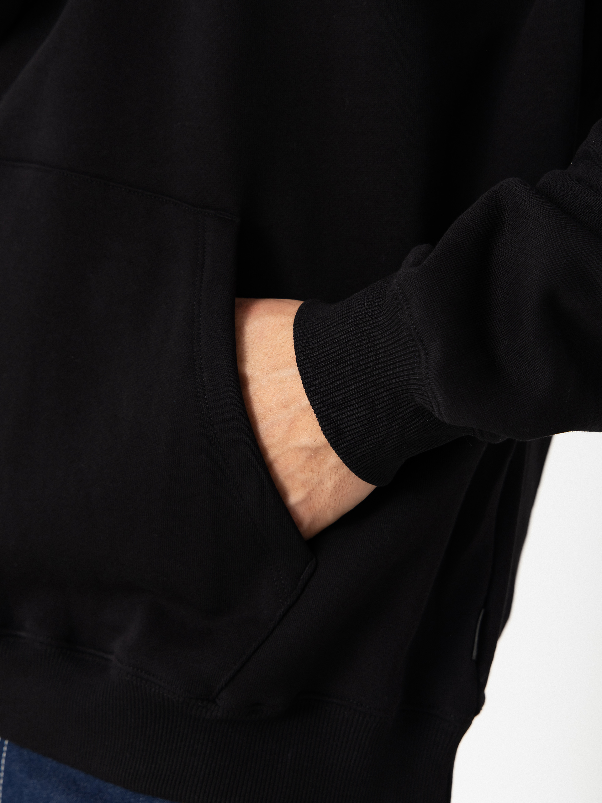 Суитшърт с качулка Volcom Volcom Stone HD (black)