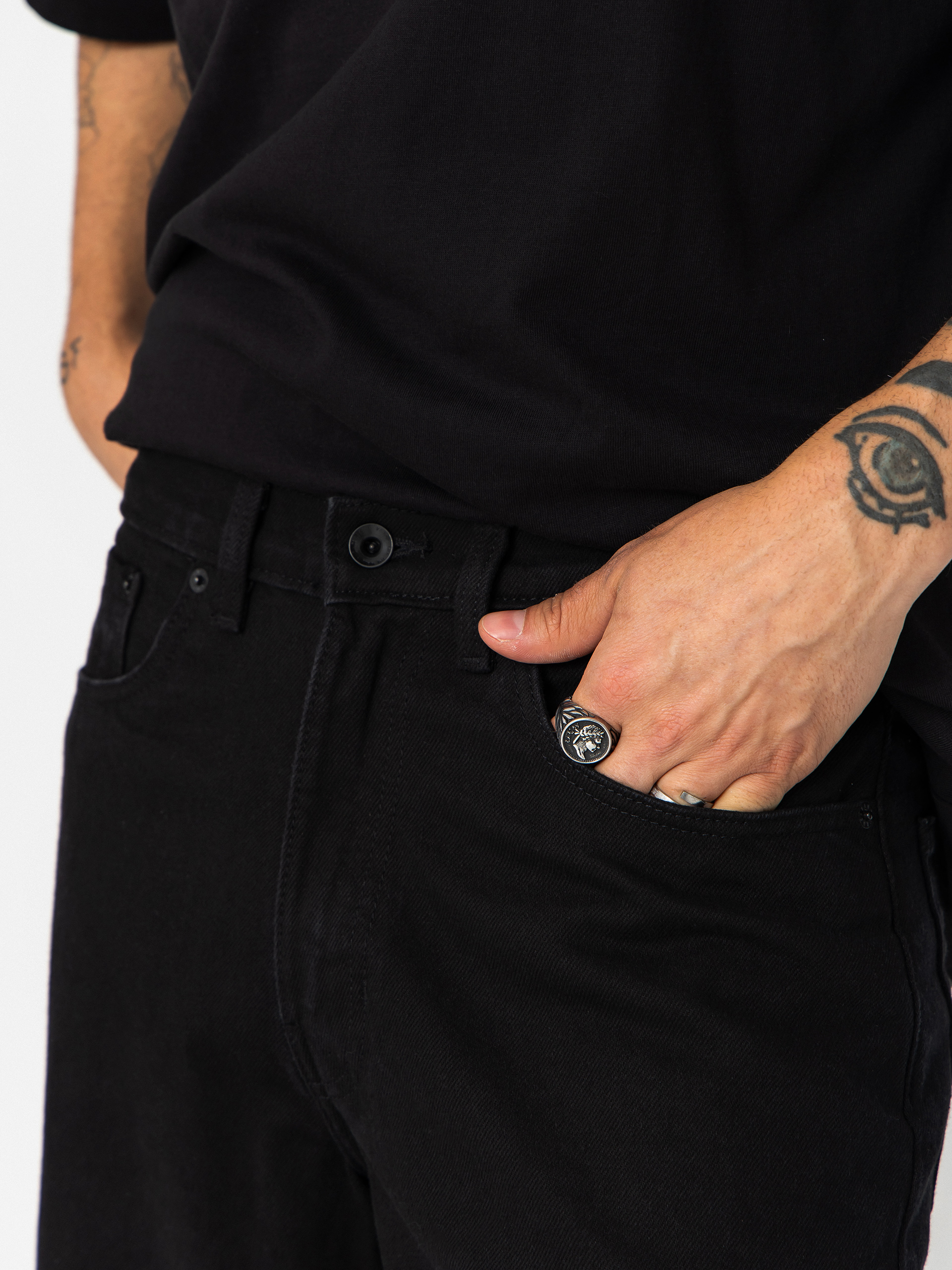 Панталони Vans Check 5 Loose Denim (black)