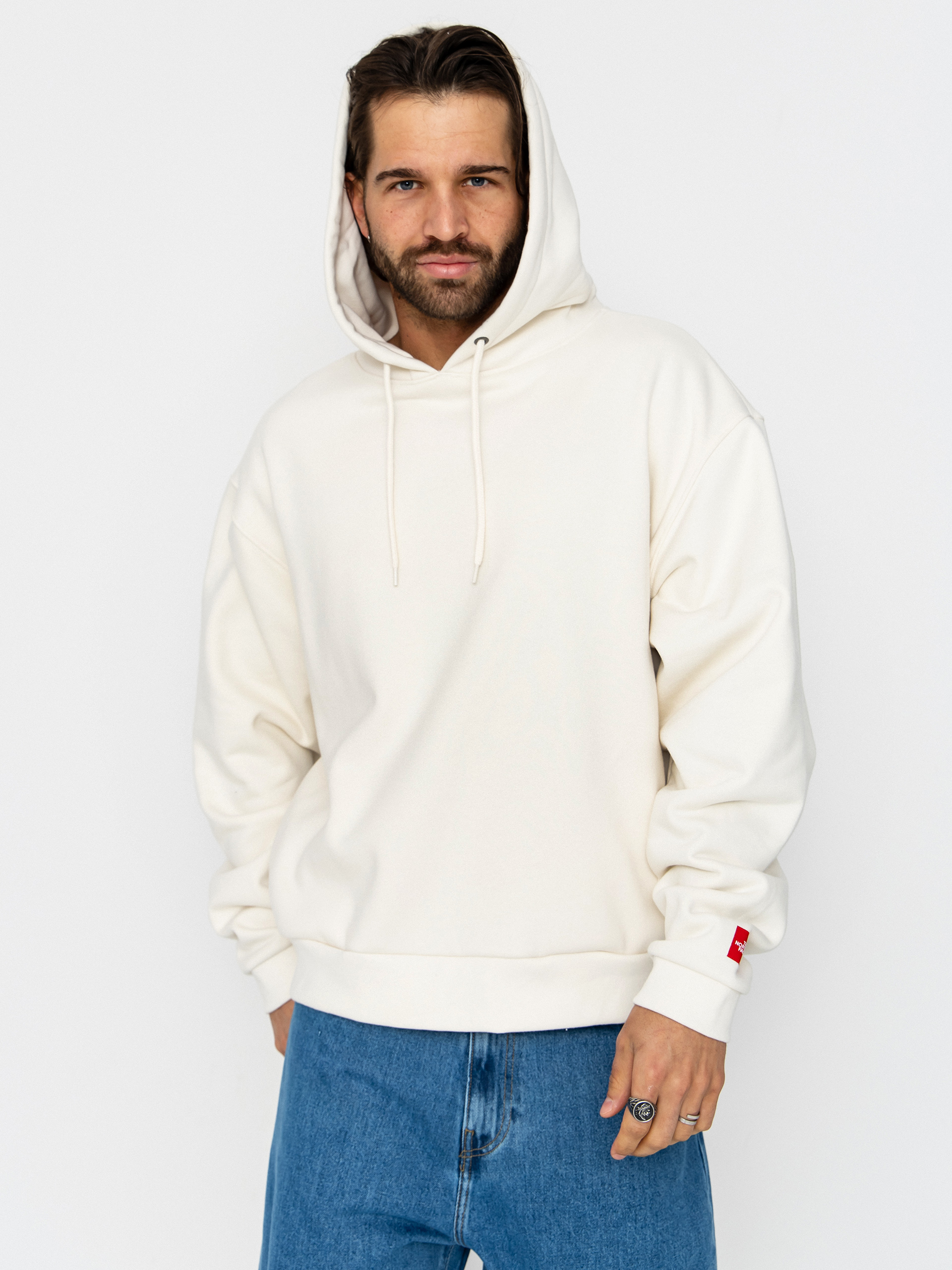 Суитшърт с качулка The North Face Red Box HD (white dune)