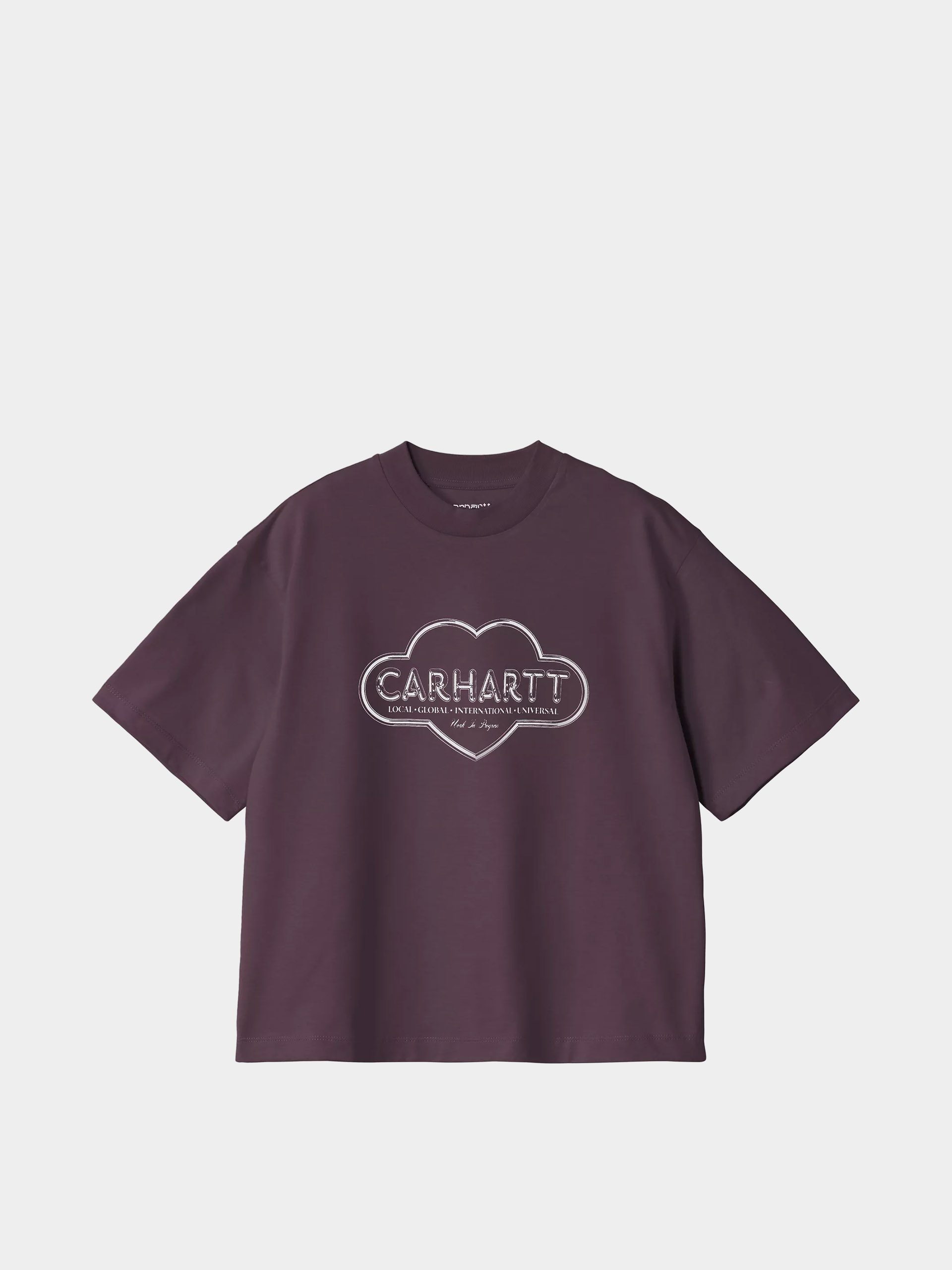 Тениска Carhartt WIP Cloud Heart Wmn (cozy purple)