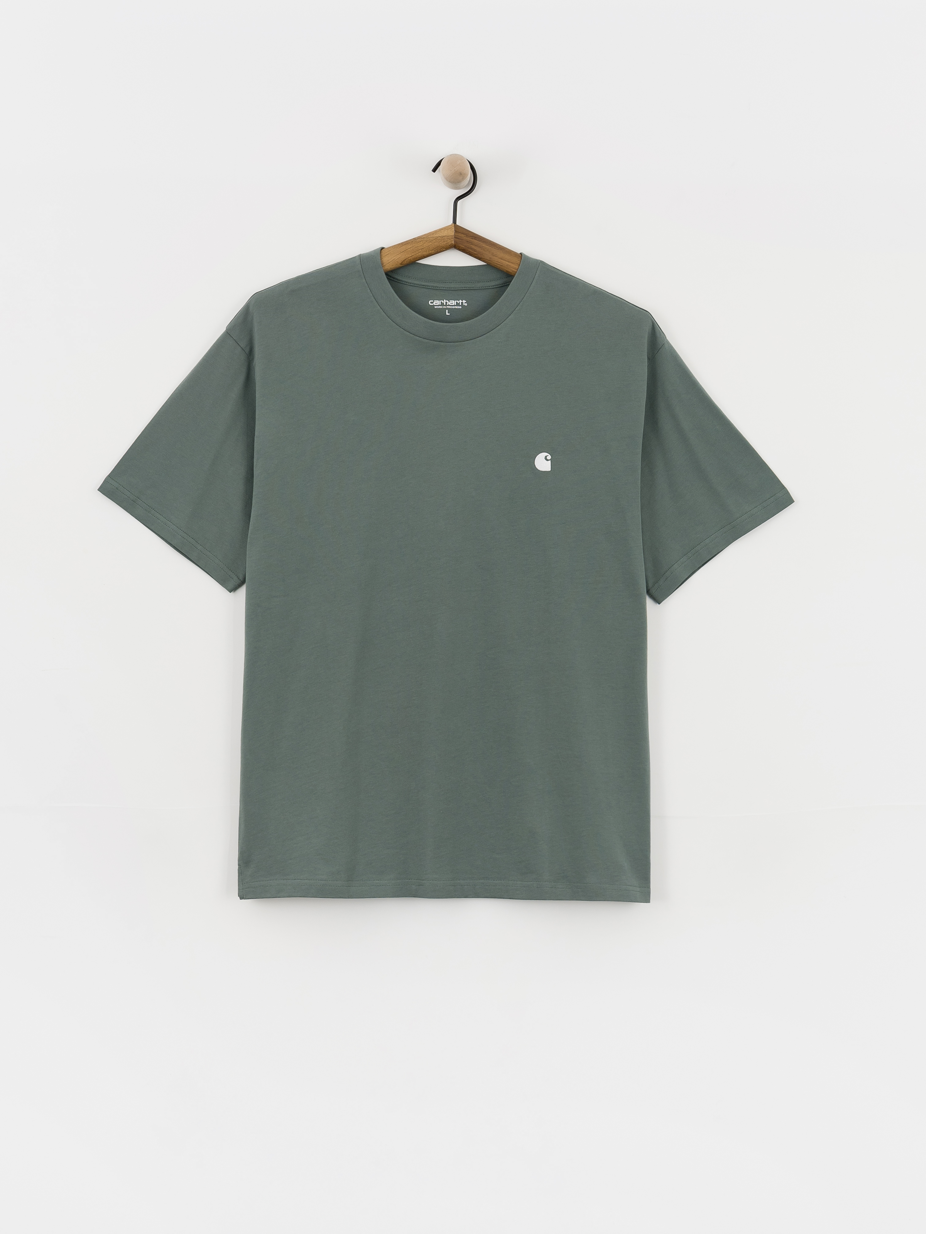 Тениска Carhartt WIP Madison (velvet green/white)