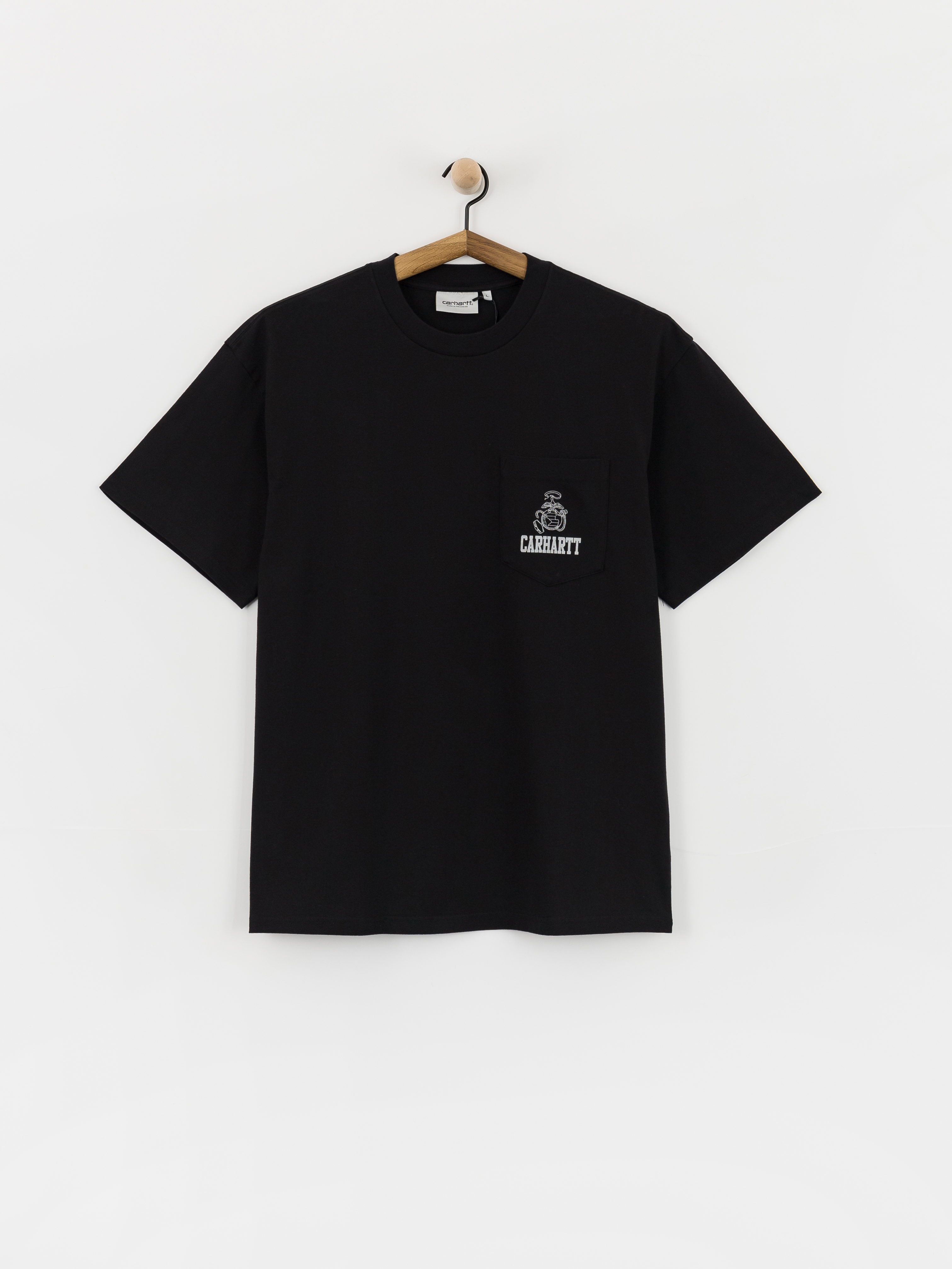 Тениска Carhartt WIP Pond Corps Pocket (black)