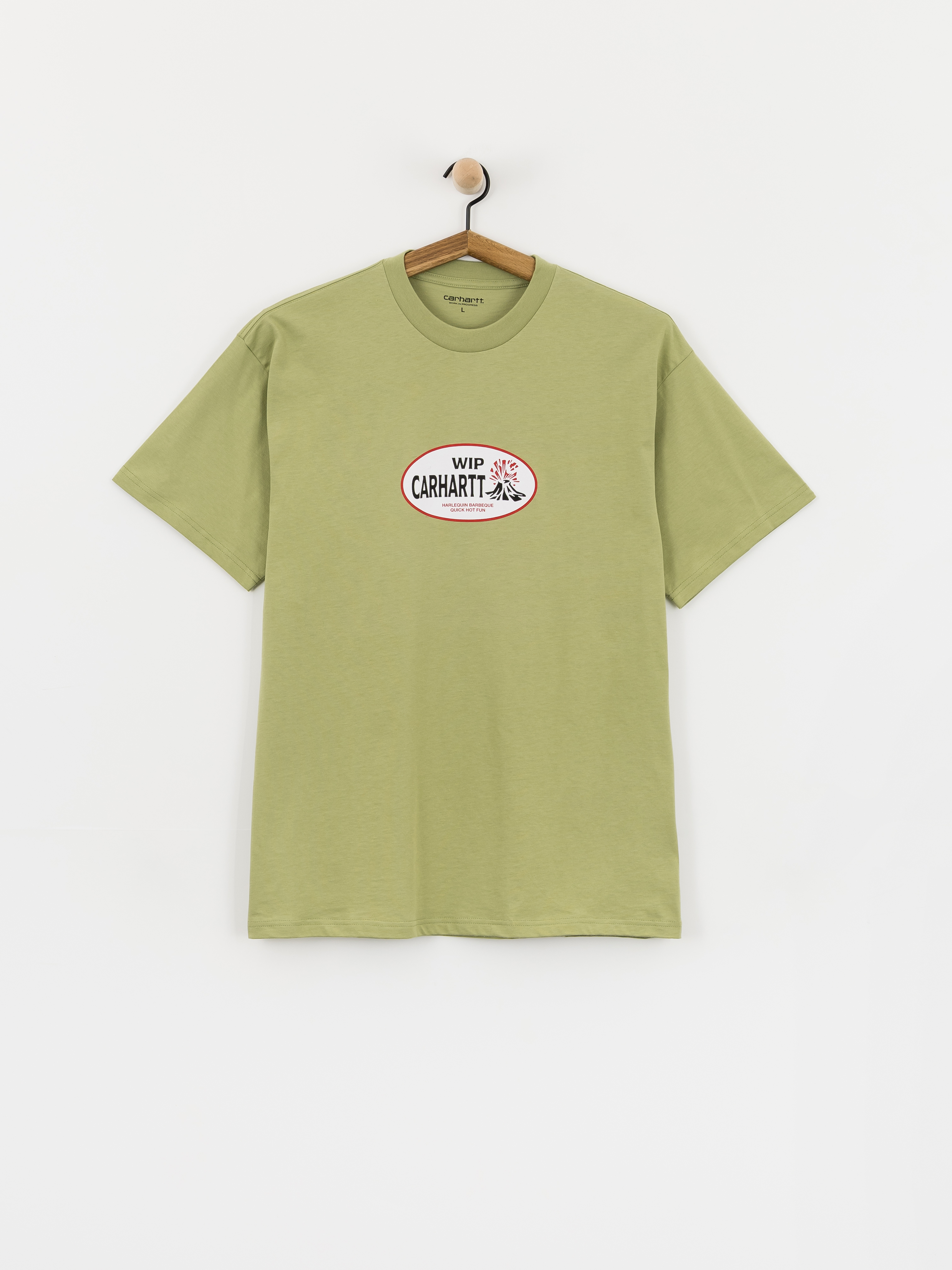 Тениска Carhartt WIP Harlequin BBQ (gentle green)
