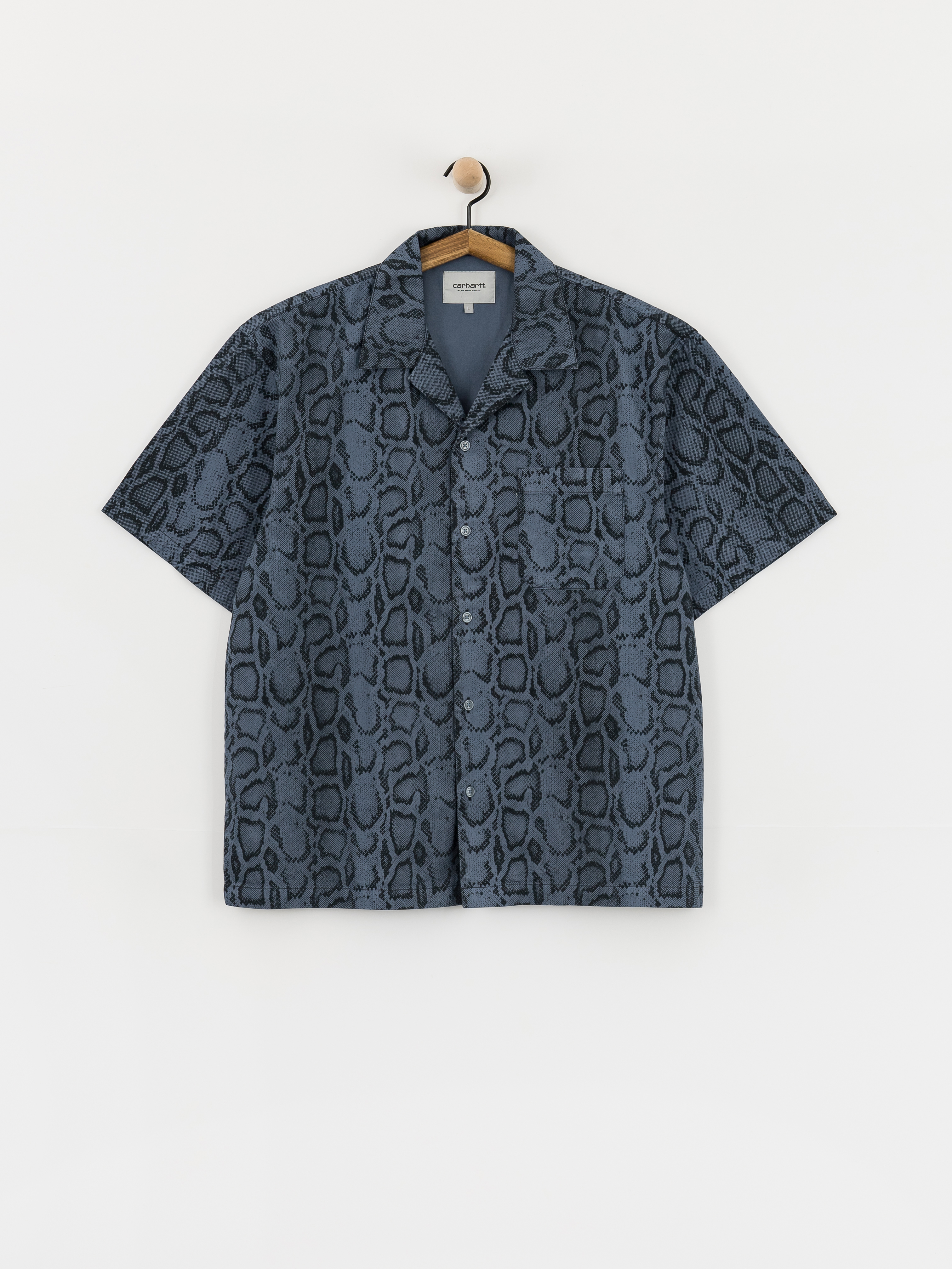 Риза Carhartt WIP Snake Camo (snake camo/velvet blue)