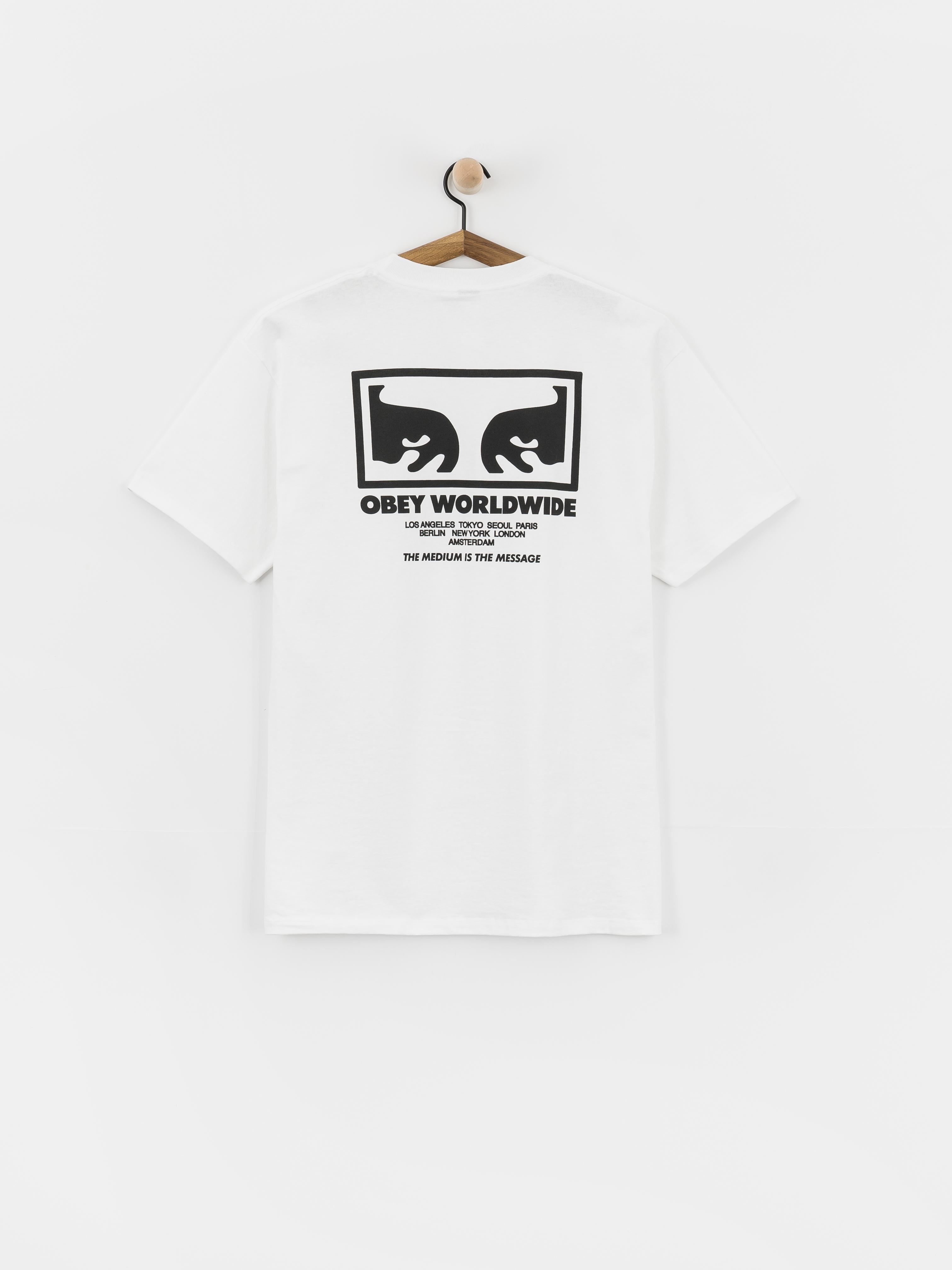 Тениска OBEY The Medium Is The Message (white)