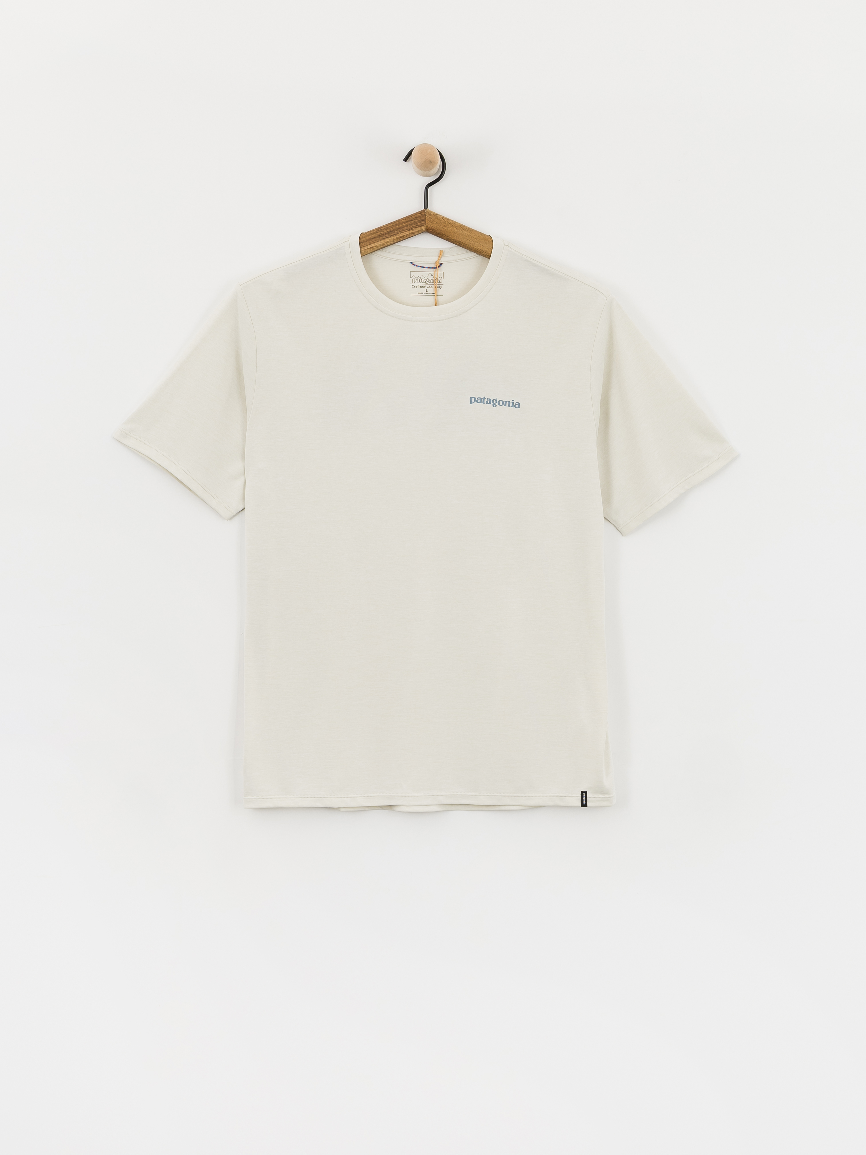 Тениска Patagonia Capilene Cool Boardshort Logo (dyno white)