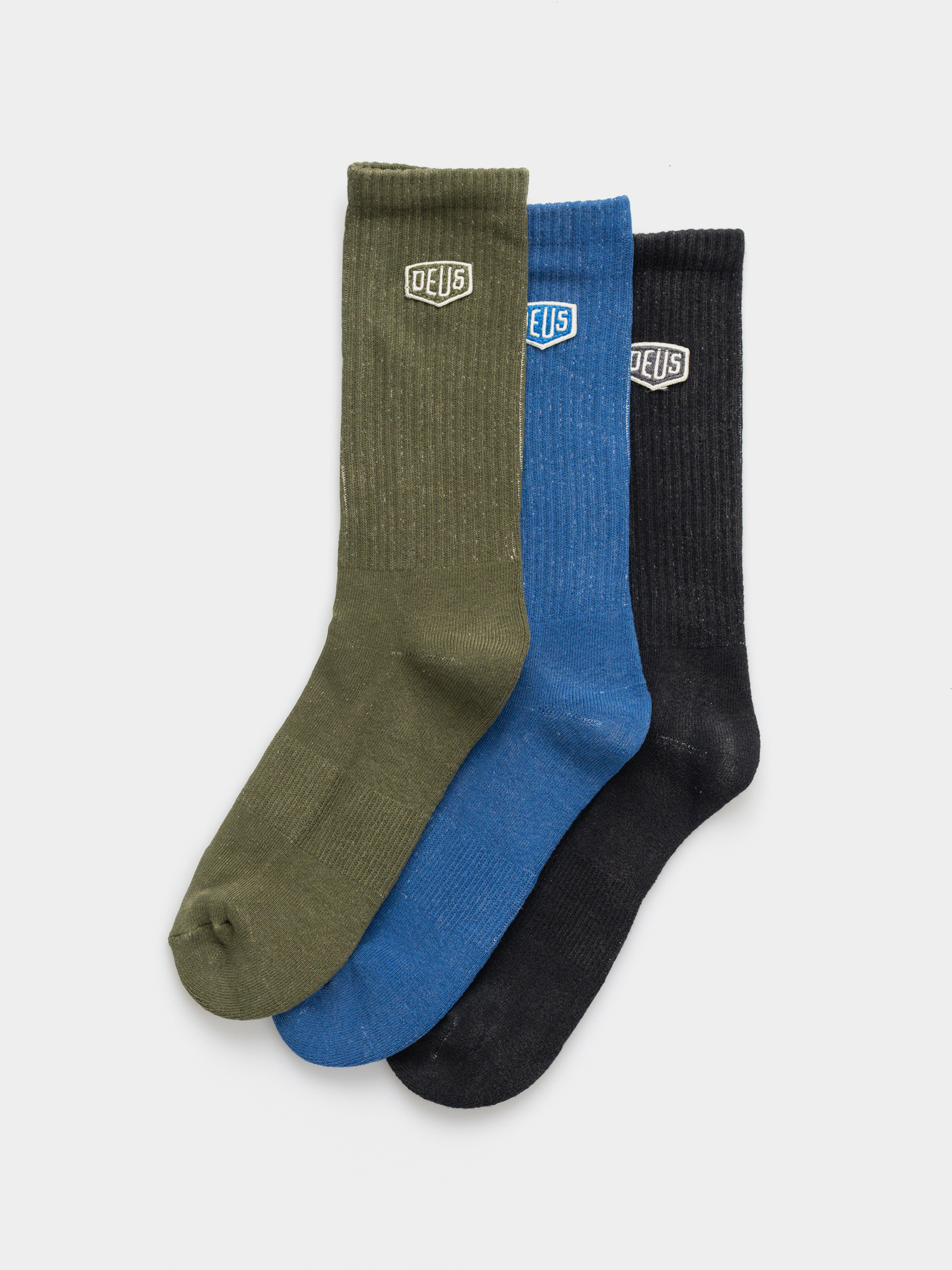 Чорапи Deus Ex Machina Shield Garment Dyed Sock 3 Pack