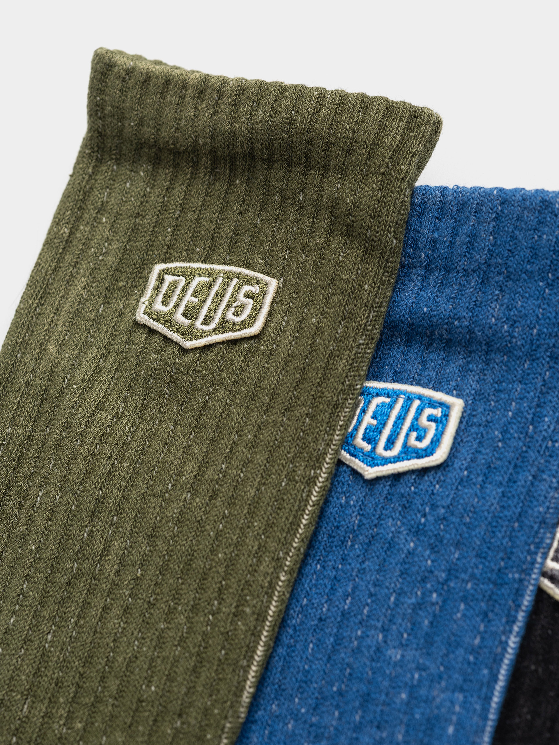 Чорапи Deus Ex Machina Shield Garment Dyed Sock 3 Pack (multi)