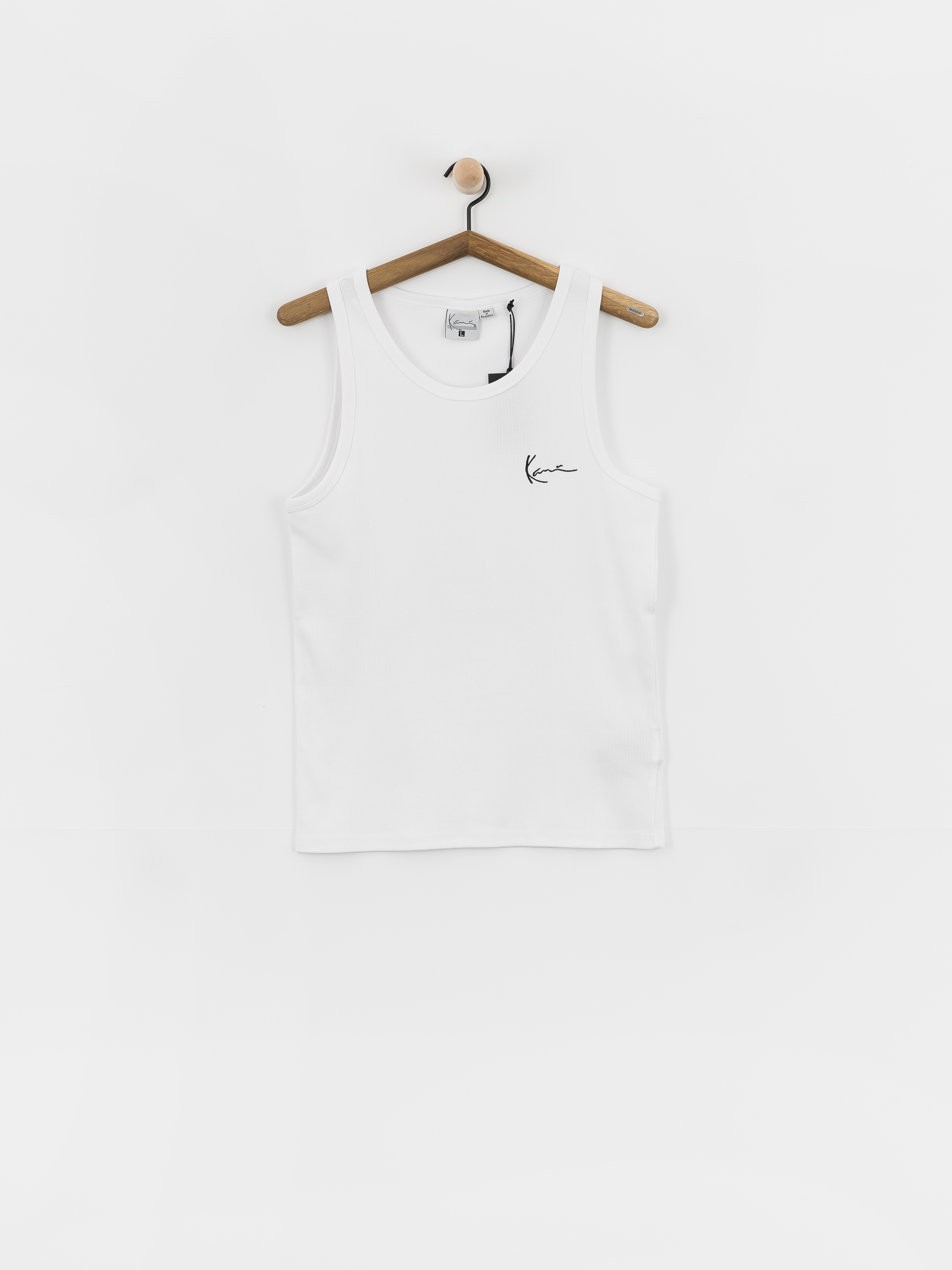 Тениска Karl Kani Signature Rib (white)