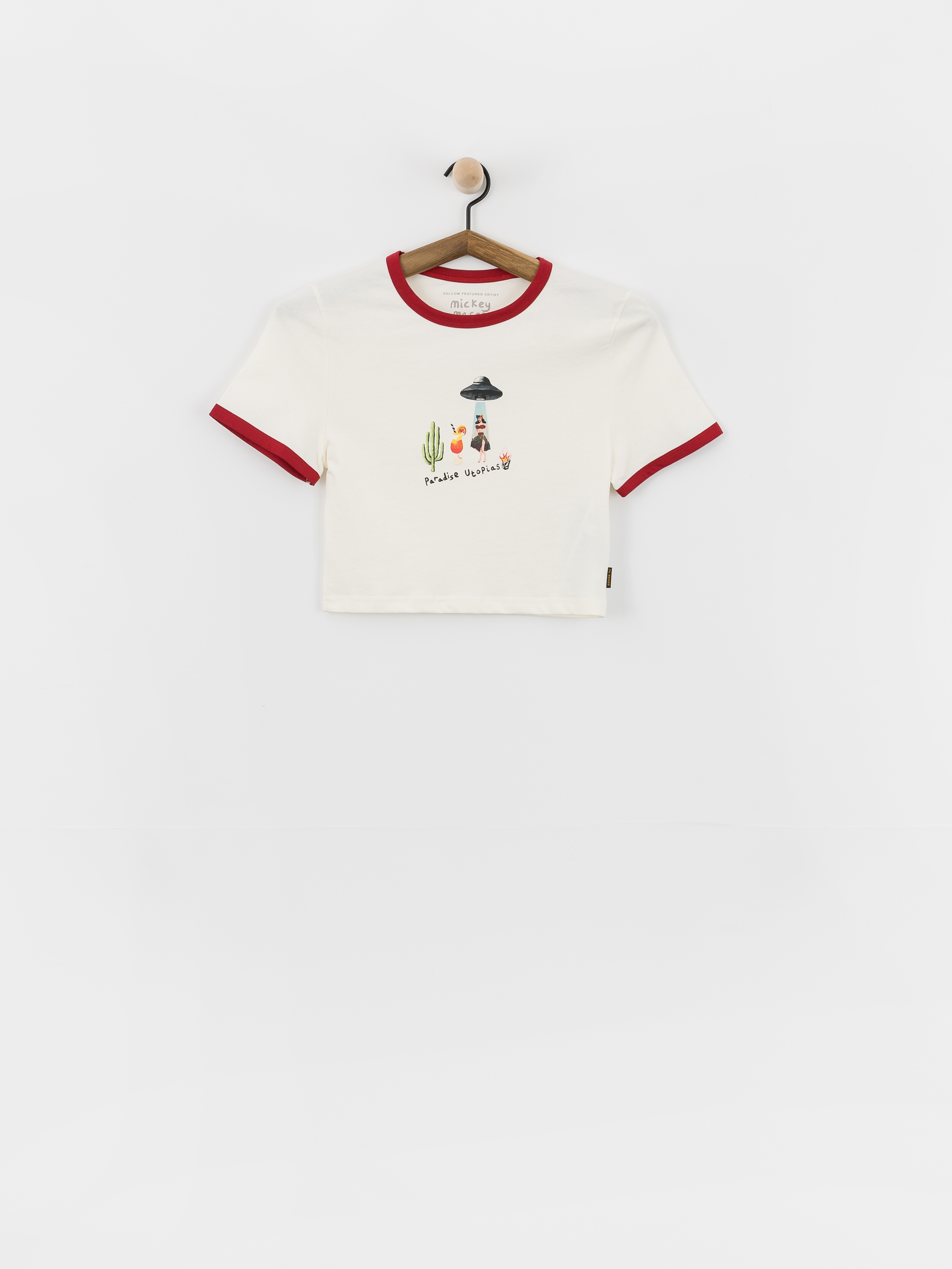 Тениска Volcom Fa Mickey Mason Wmn (off white)